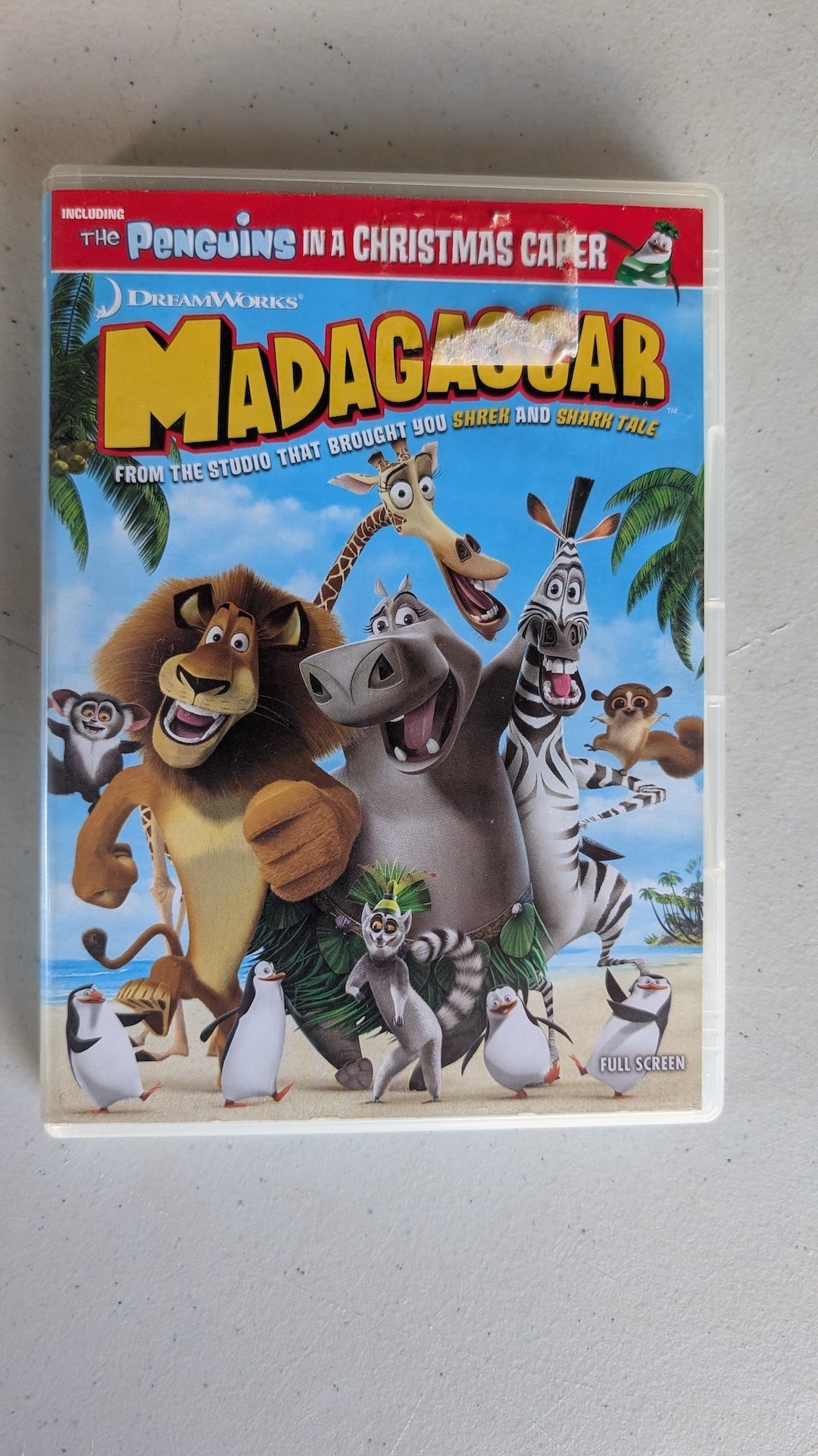 Madagascar (DVD, 2005, PG) Ben Stiller, Chris Rock, David Schwimmer