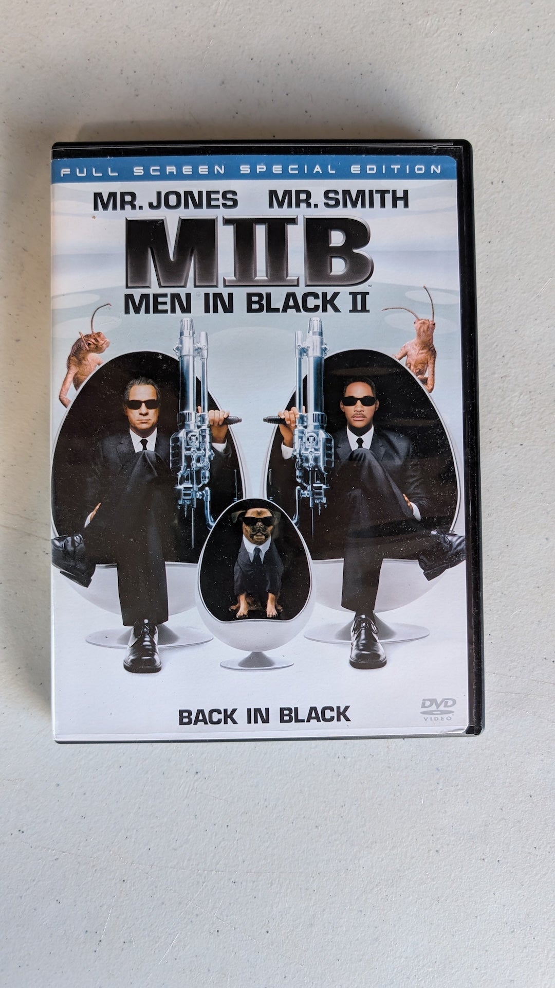 Men in Black II (DVD, 2002, PG-13) Tommy Lee Jones, Will Smith