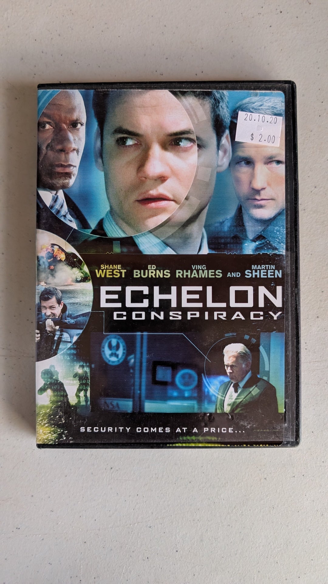 Echelon Conspiracy (DVD, 2009, PG-13) Shane West, Edward Burns, Ving Rhames