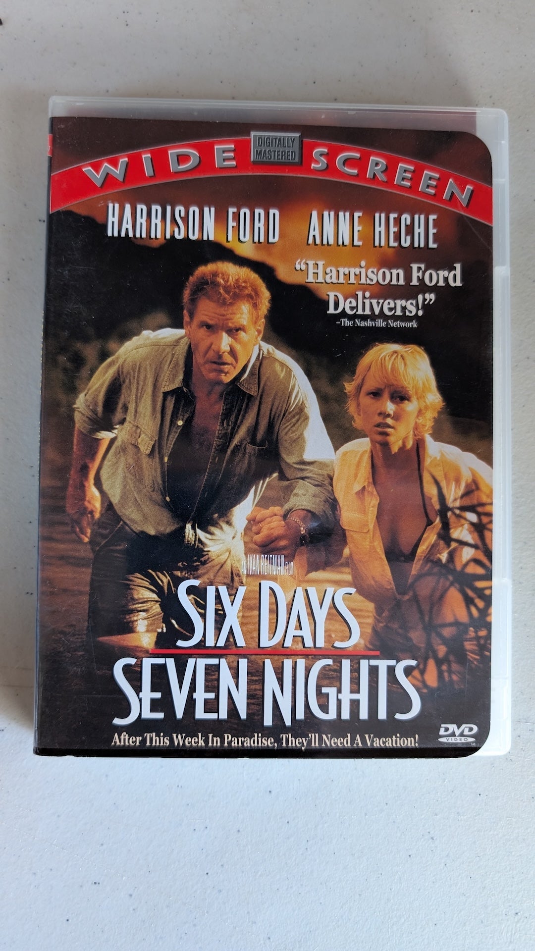 Six Days Seven Nights (DVD, 1998, PG-13) Harrison Ford, Anne Heche