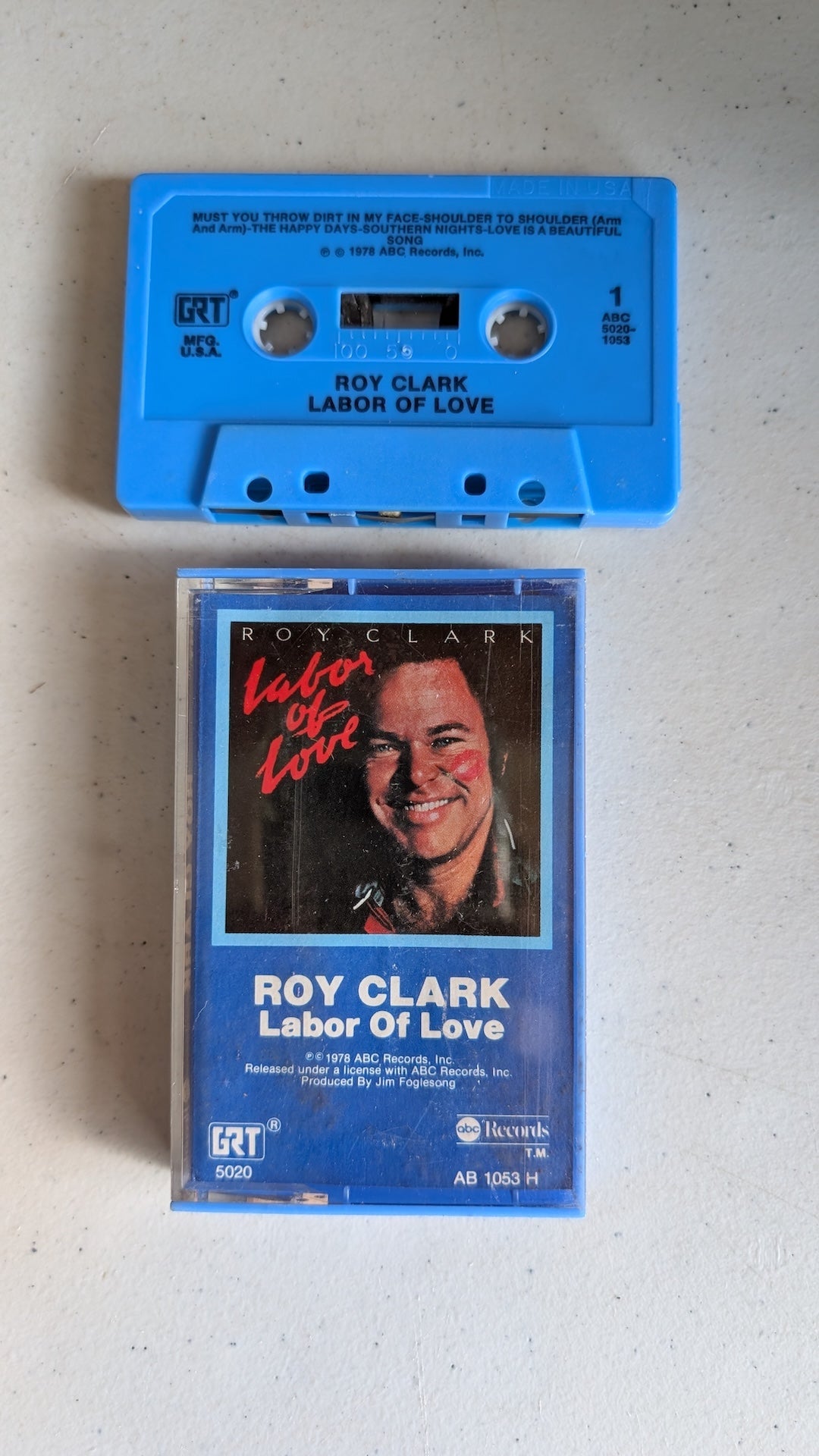 Roy Clark - Labor Of Love (Country, Pop, Cassette Tape, 1978)