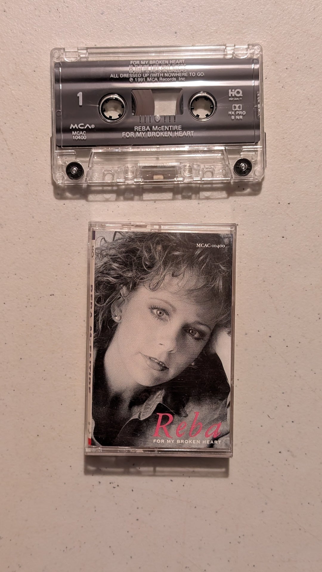 Reba McEntire - For My Broken Heart (Country, Cassette Tape, 1991)