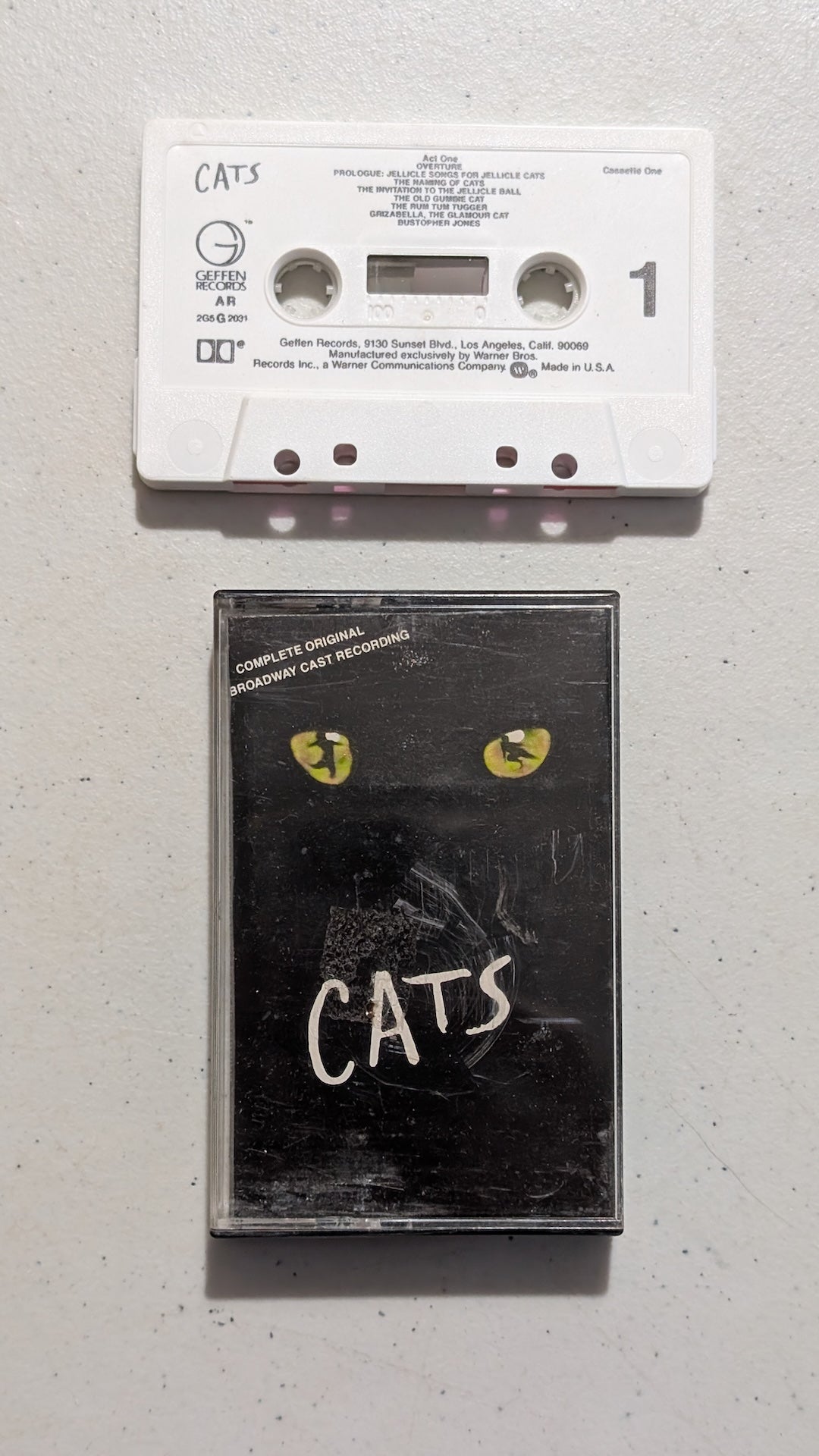 Original Broadway Cast - Cats (Musical, Stage & Screen, Cassette Tape, 1982)