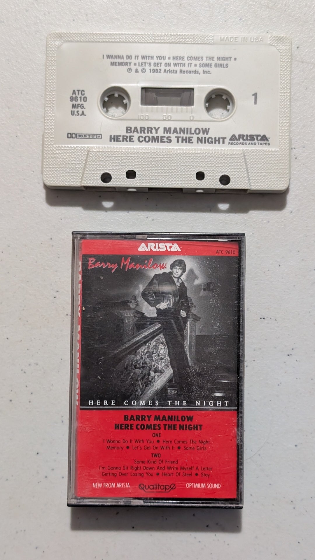 Barry Manilow - Here Comes The Night (Pop, Rock, Cassette Tape, 1982)