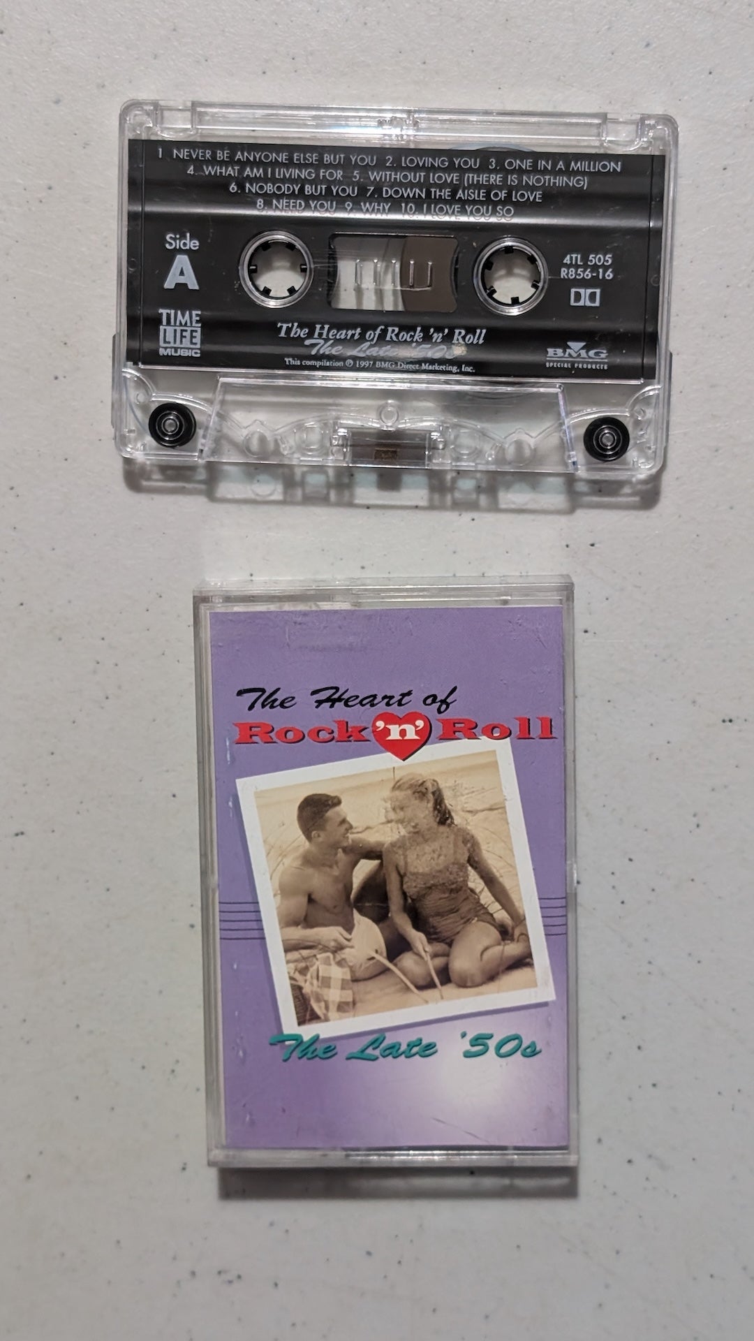 Various Artists - The Heart of Rock 'n' Roll: The Late '50s (Rock, Pop, Cassette Tape, 1991)