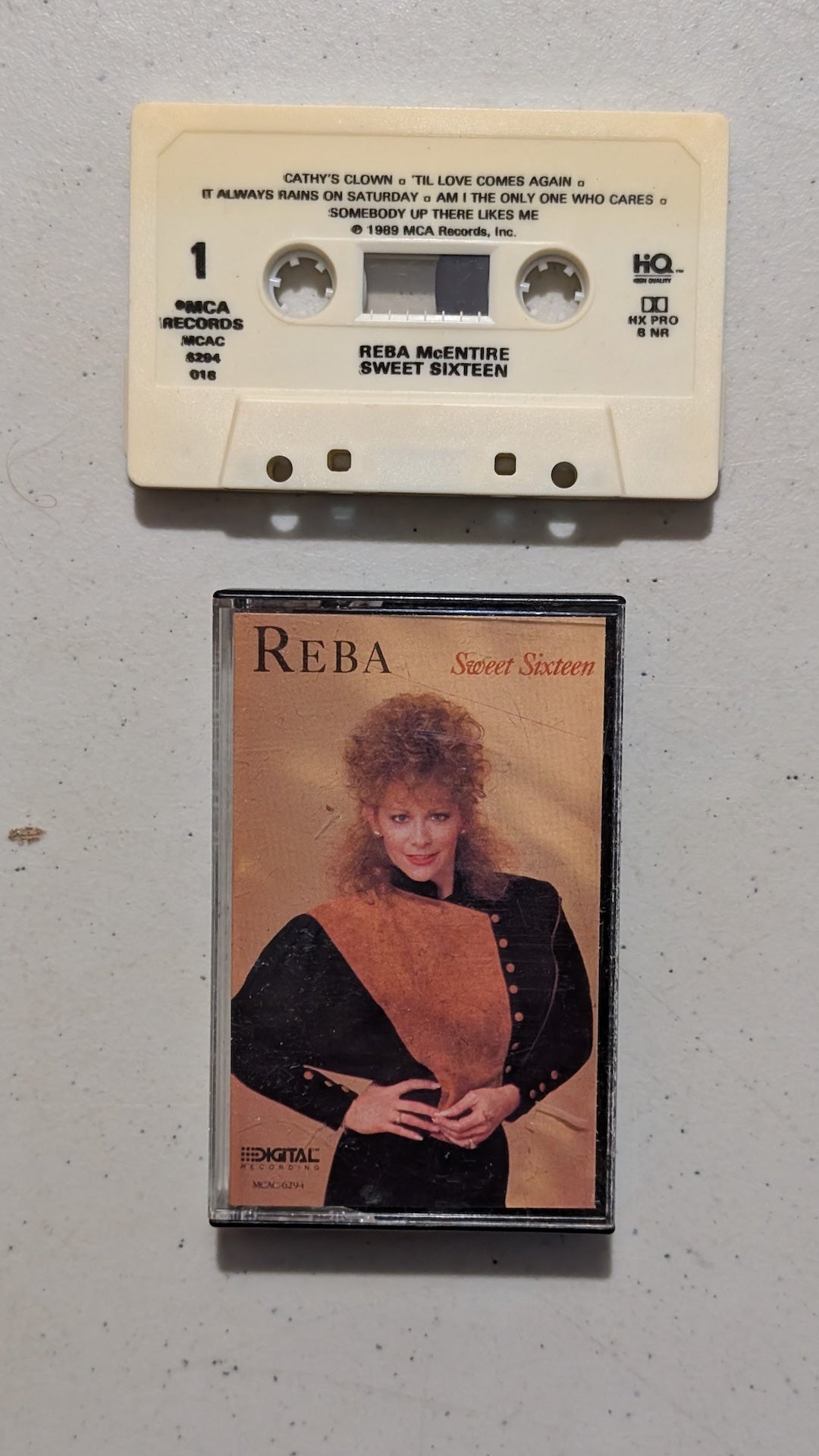 Reba McEntire - Sweet Sixteen (Country, Cassette Tape, 1989)
