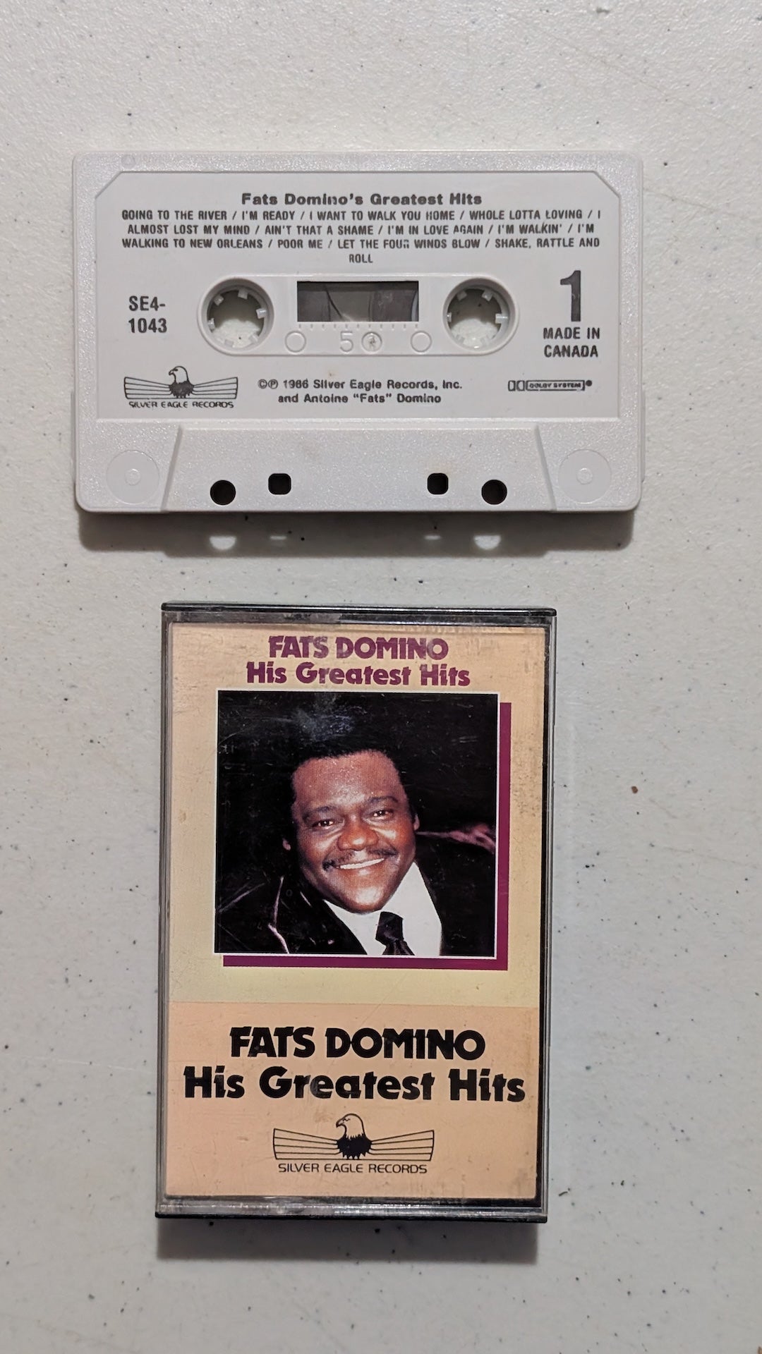 Fats Domino - Fats Domino's Greatest Hits (Rock & Roll, R&B, Cassette Tape, 1986)