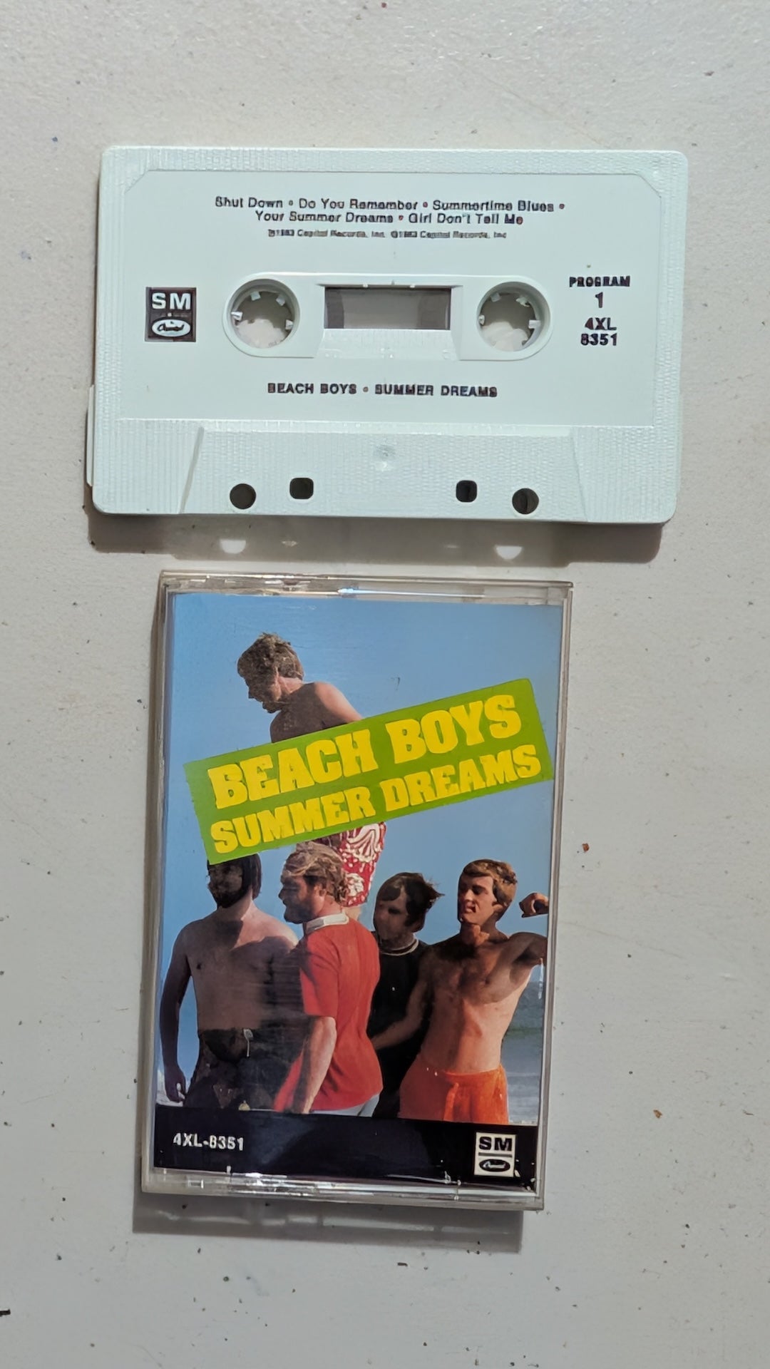 Beach Boys - Summer Dreams (Surf Rock, Pop, Cassette Tape, 1983)