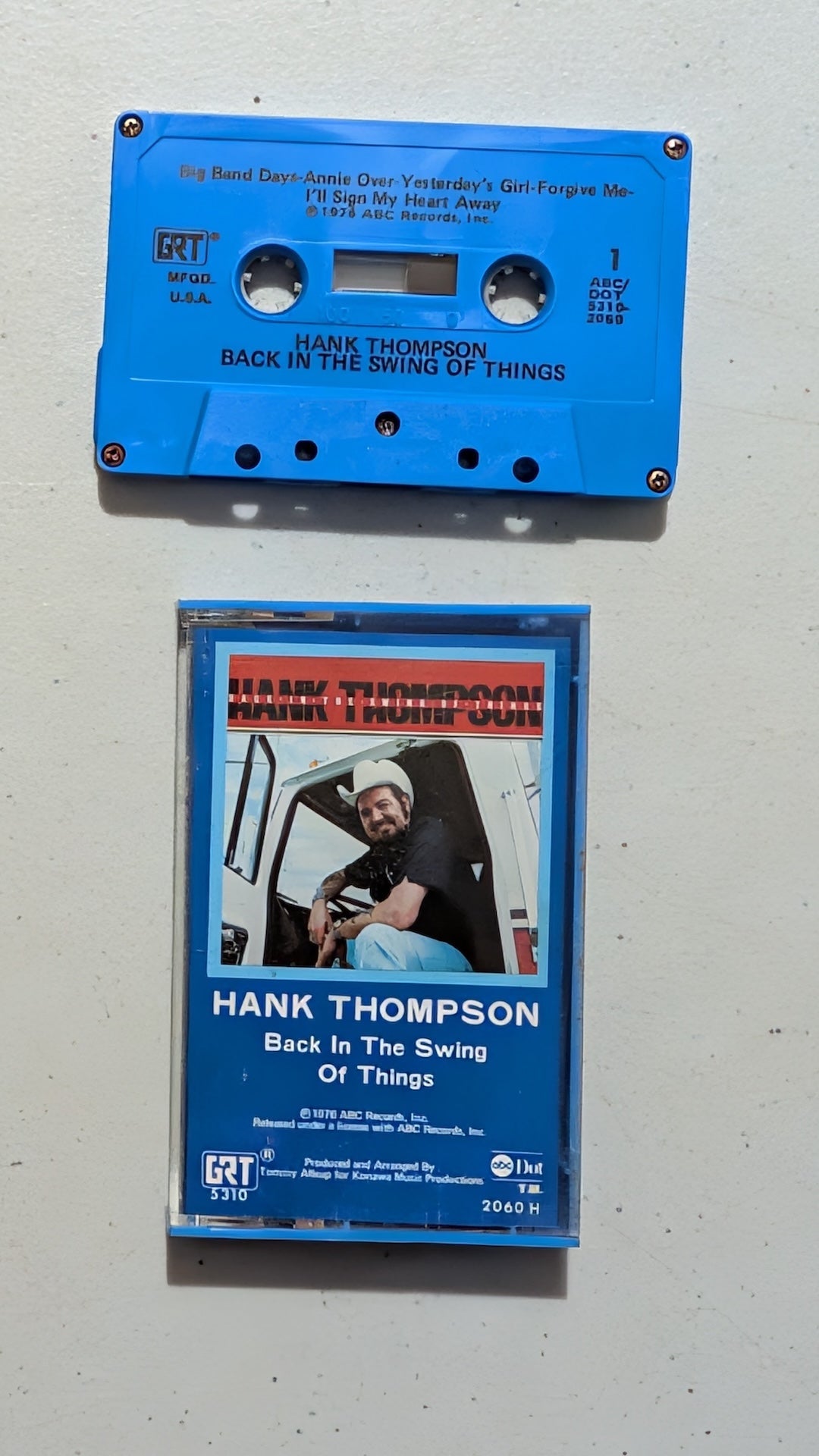 Hank Thompson - Back In The Swing Of Things (Country, Western Swing, Cassette Tape, 1976)