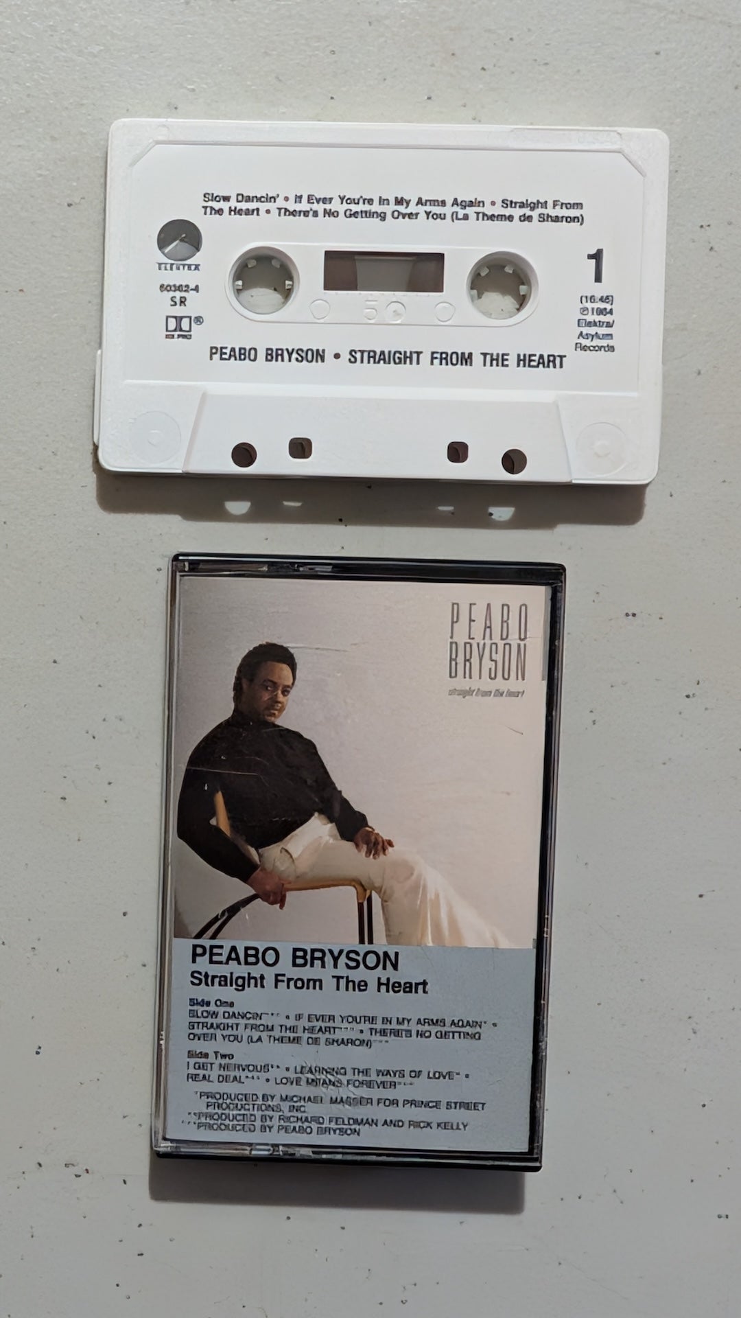 Peabo Bryson - Straight From The Heart (R&B, Soul, Cassette Tape, 1984)