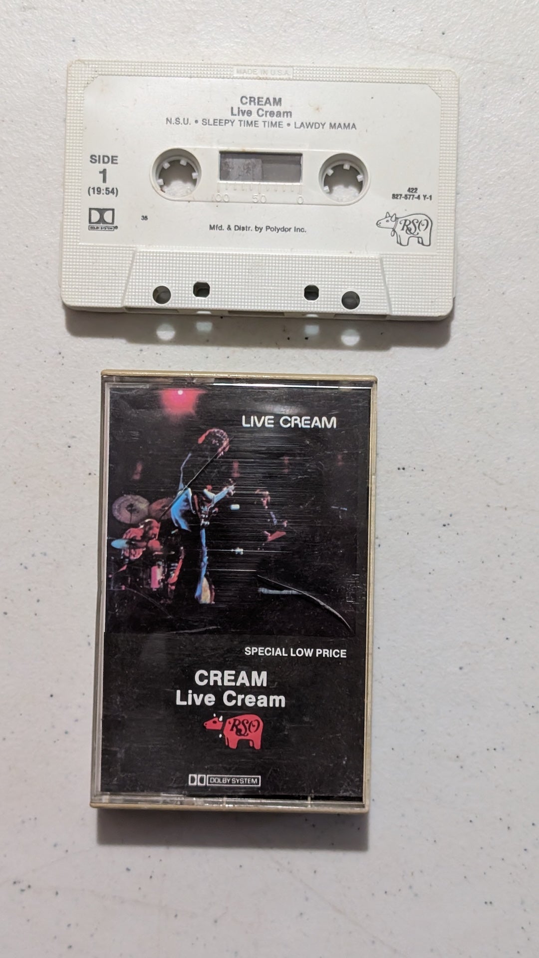 Cream - Live Cream (Blues Rock, Psychedelic Rock, Cassette Tape, 1970)
