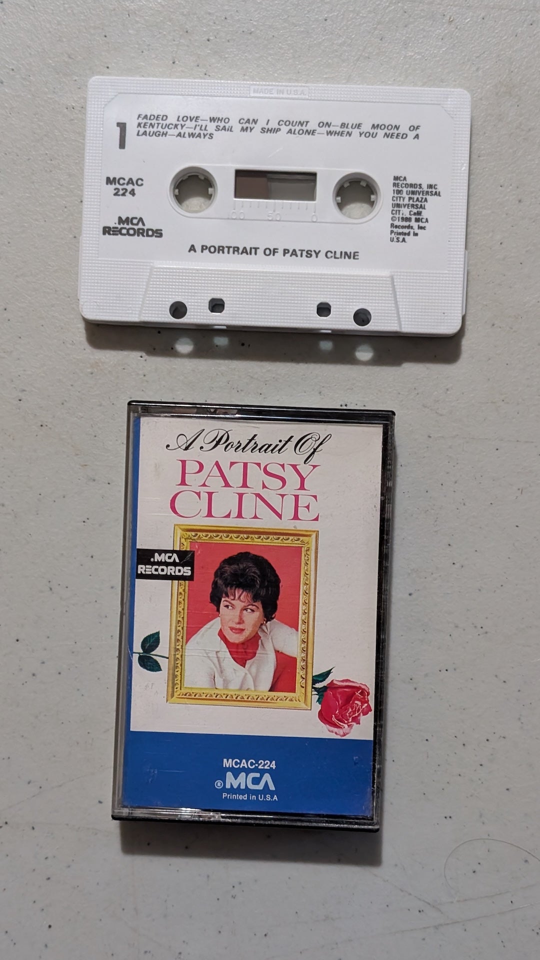 Patsy Cline - A Portrait Of Patsy Cline (Country, Cassette Tape, 1964)