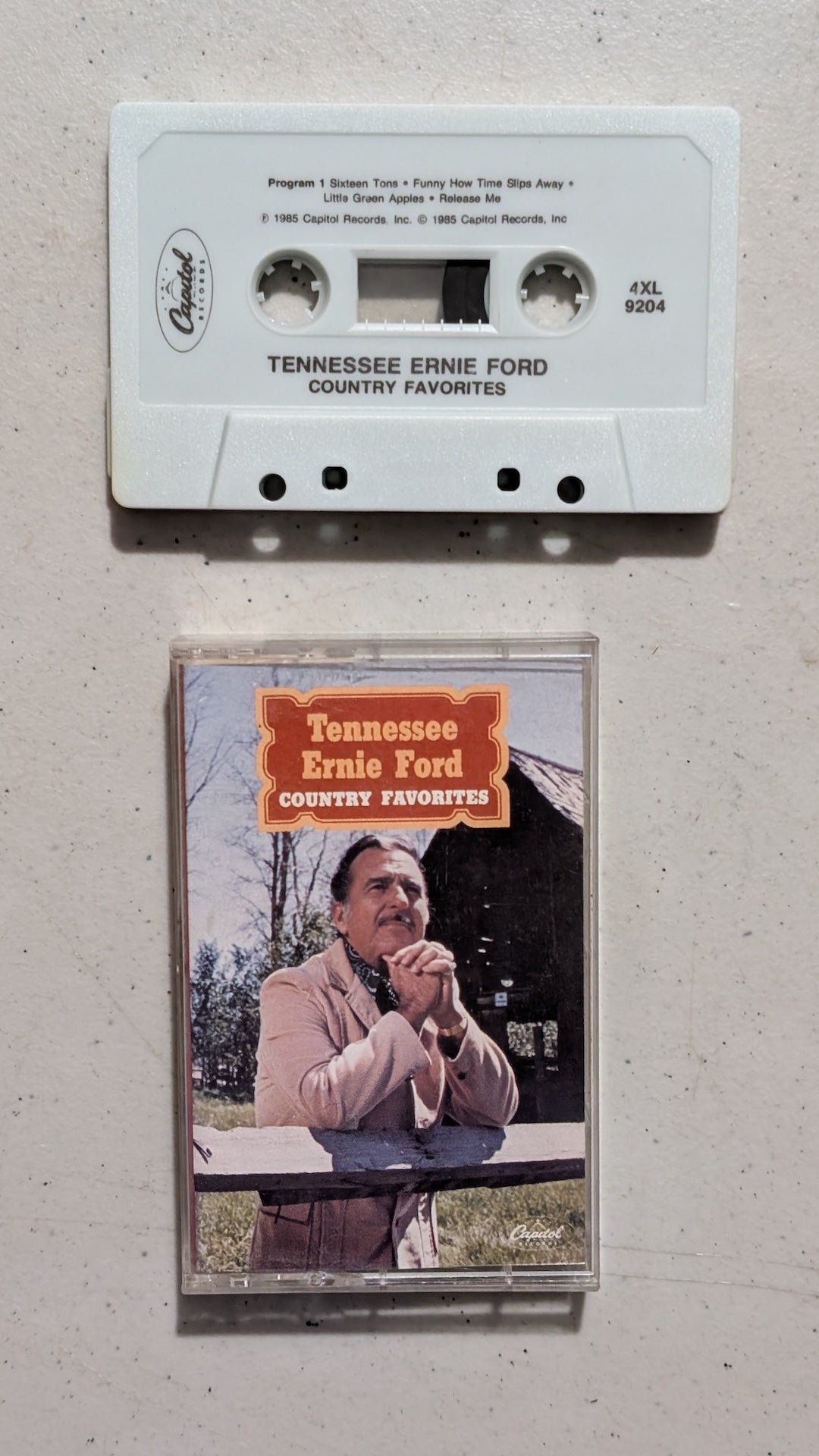 Tennessee Ernie Ford - Country Favorites (Country, Gospel, Cassette Tape, 1985)