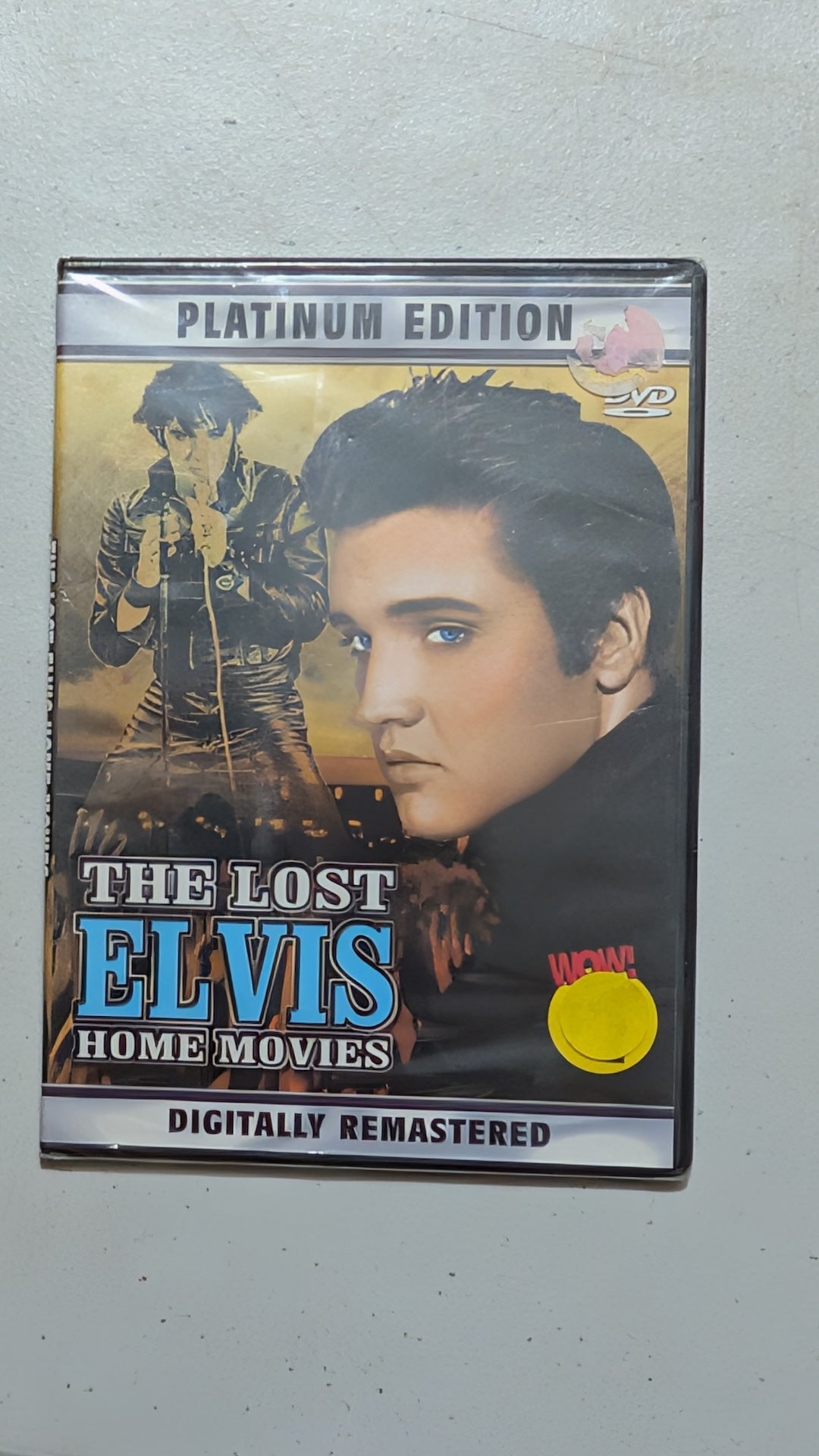 The Lost Elvis Home Movies - Platinum Edition from Unknown - 2000s Media (DVD Case, Plastic DVD, Film Memorabilia, Black, Gold, Blue, Collectable, Vintage, Original)