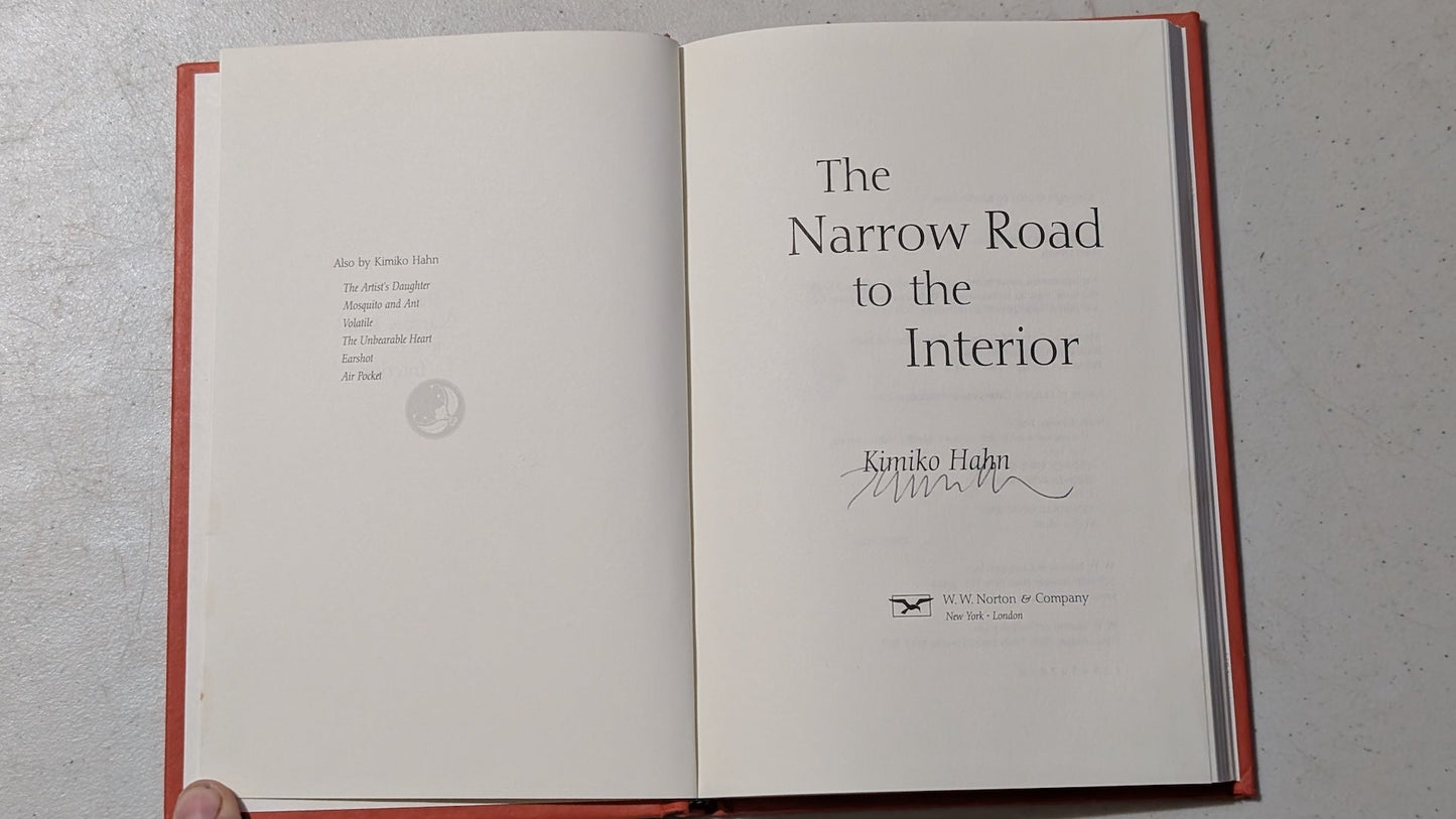 The Narrow Road to the Interior by Kimiko Hahn (Poetry, 2006)