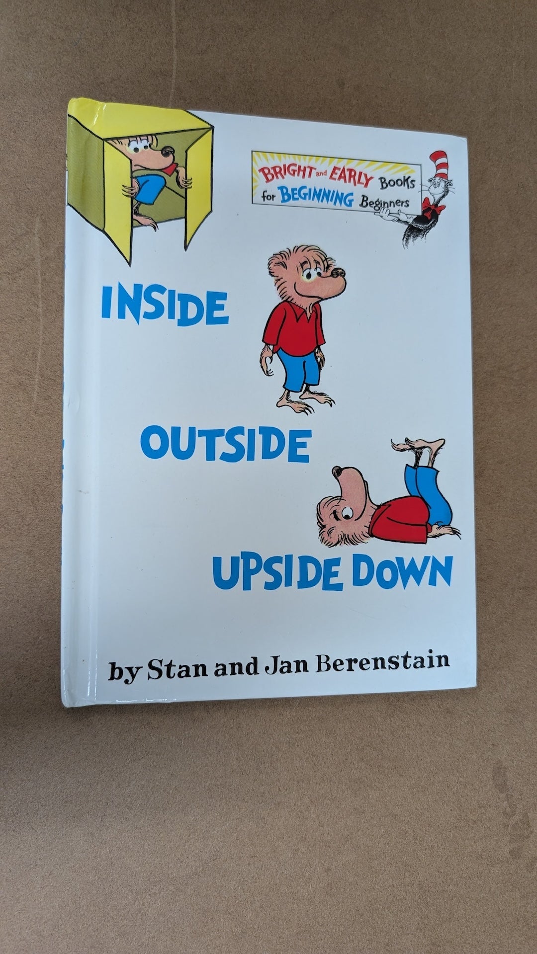 Inside, Outside, Upside Down by Stan and Jan Berenstain (Children's Picture Book, 1968)