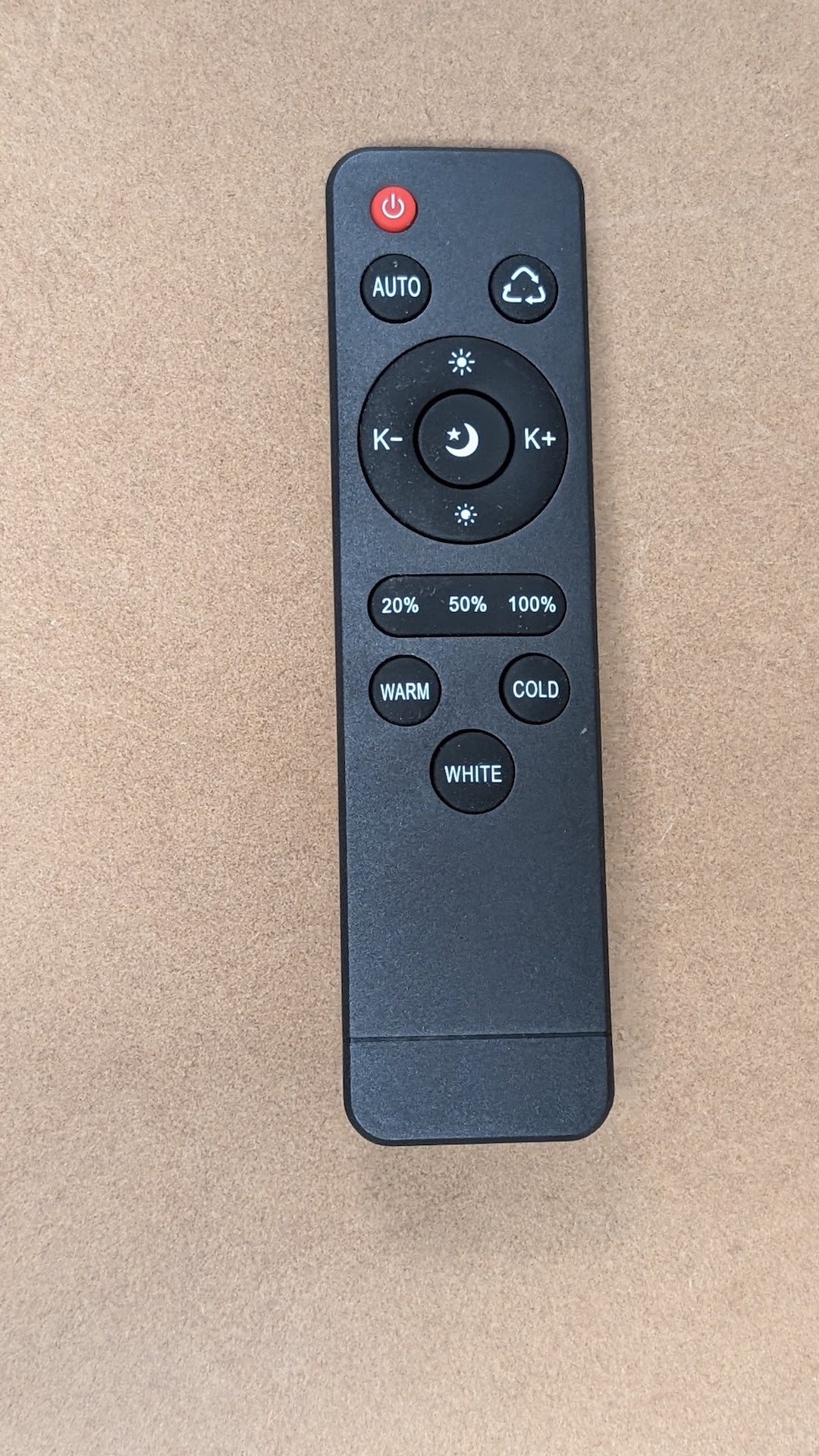 Remote from Unbranded - 2010s Electronics > Accessories > Remote Controls (Plastic, Rubber LED Light Remote, Minimalist, Black)