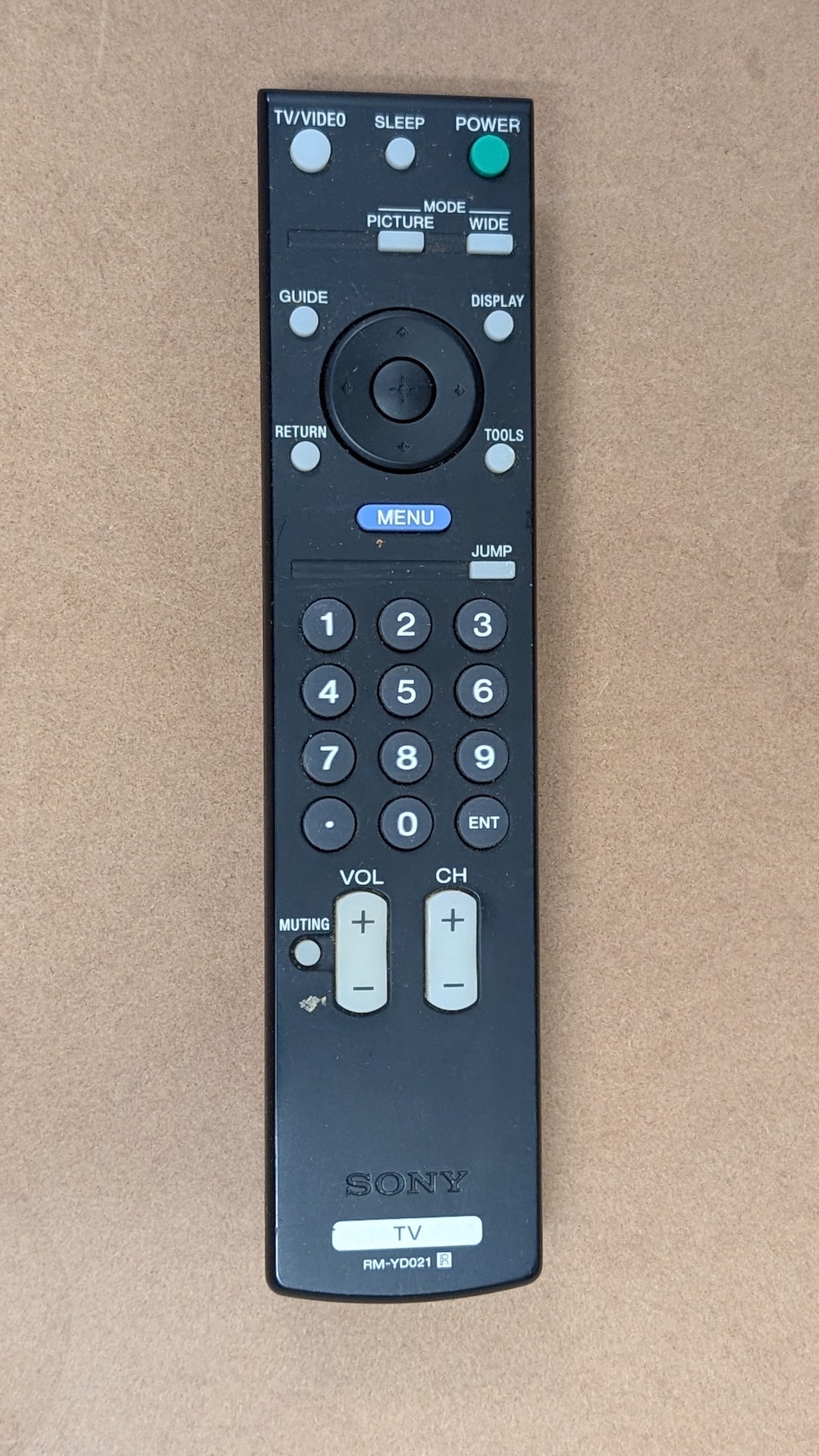 RM-YD021 from Sony - 2000s Electronics > Accessories > Remote Controls (Plastic, Rubber TV Remote, Modern, Utilitarian, Black)
