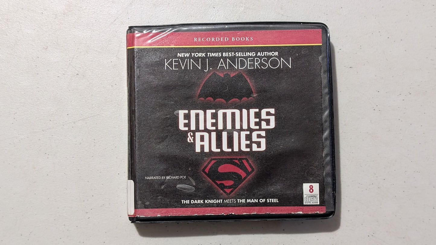 Enemies & Allies by Kevin J. Anderson (Sci-Fi, Action, Audiobook on CD, 2009, Former Library Book)