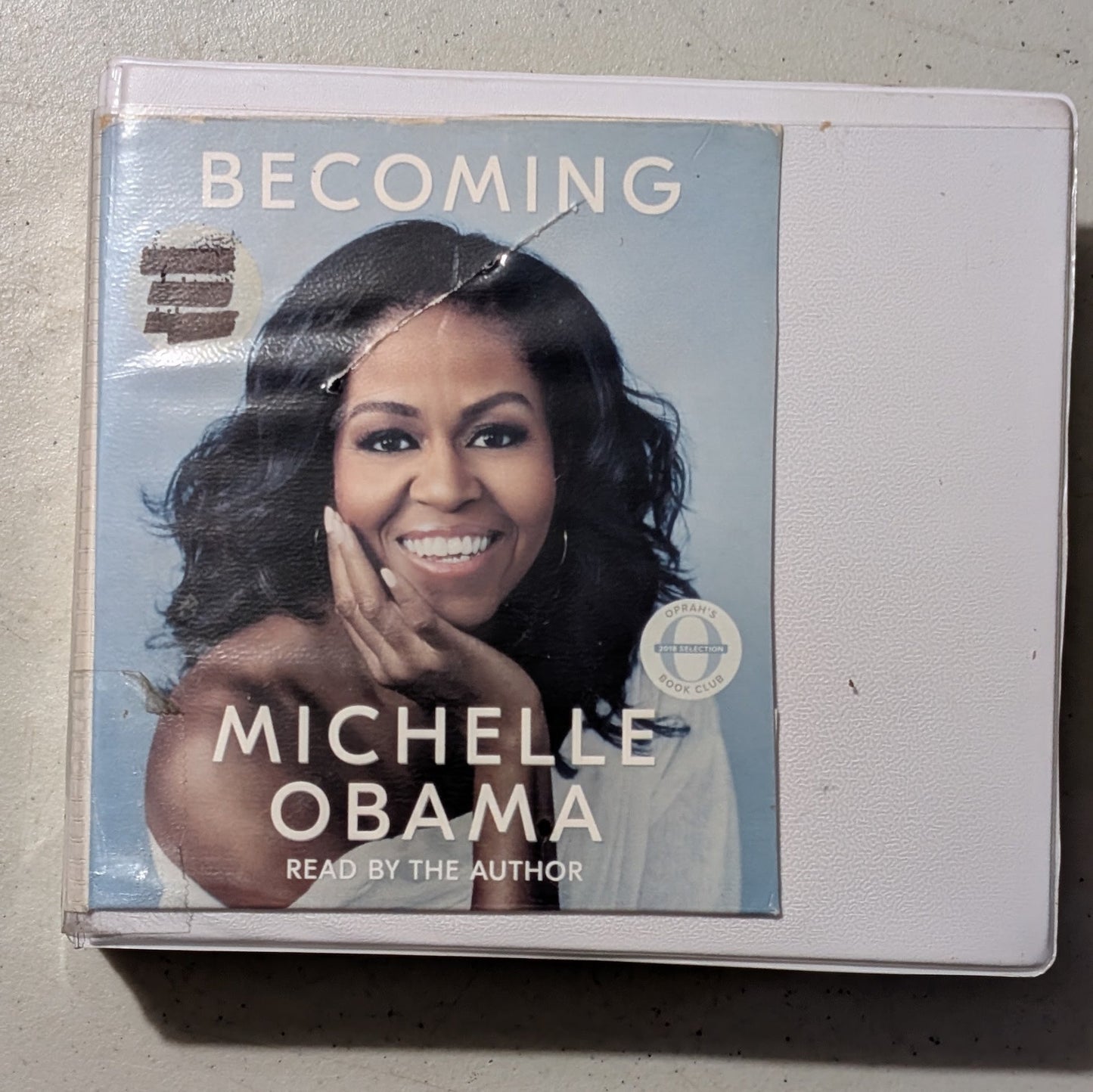 Becoming by Michelle Obama (Memoir, Biography, Audiobook on CD, 2018, Former Library Book)