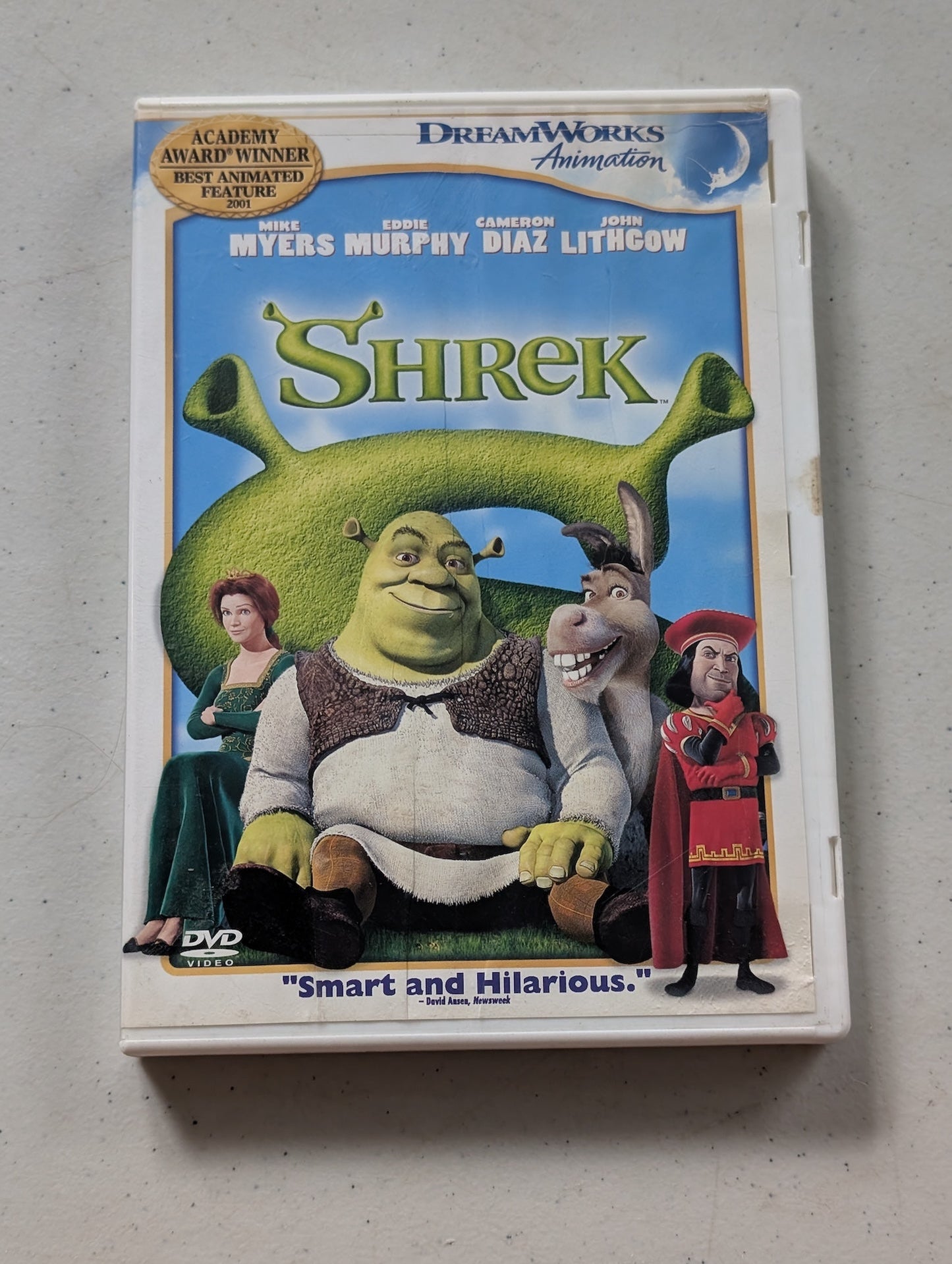 Shrek (DVD, 2001, PG) Mike Myers, Eddie Murphy, Cameron Diaz