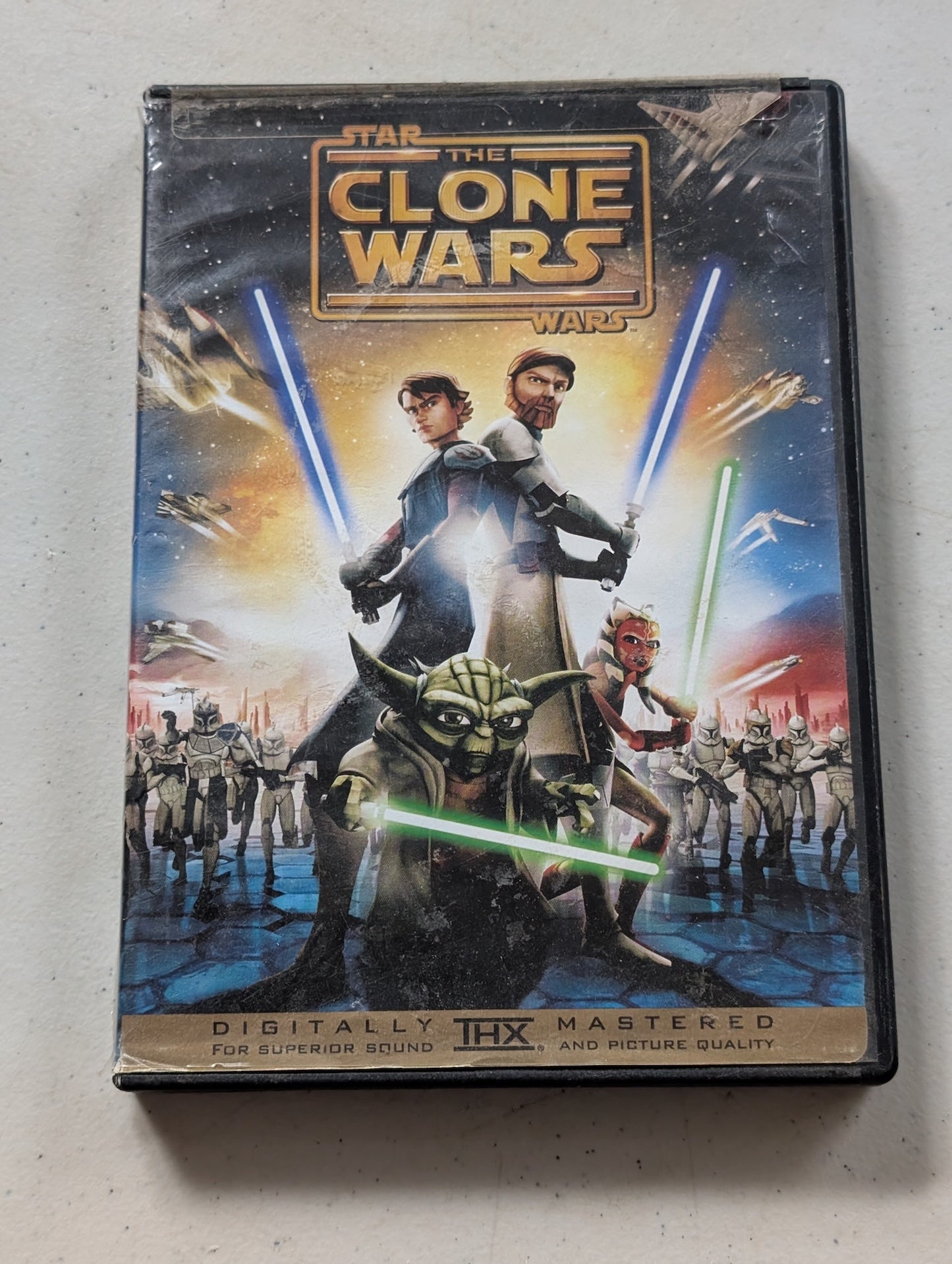 Star Wars: The Clone Wars (DVD, 2008, PG) Matt Lanter, Ashley Eckstein, James Arnold Taylor