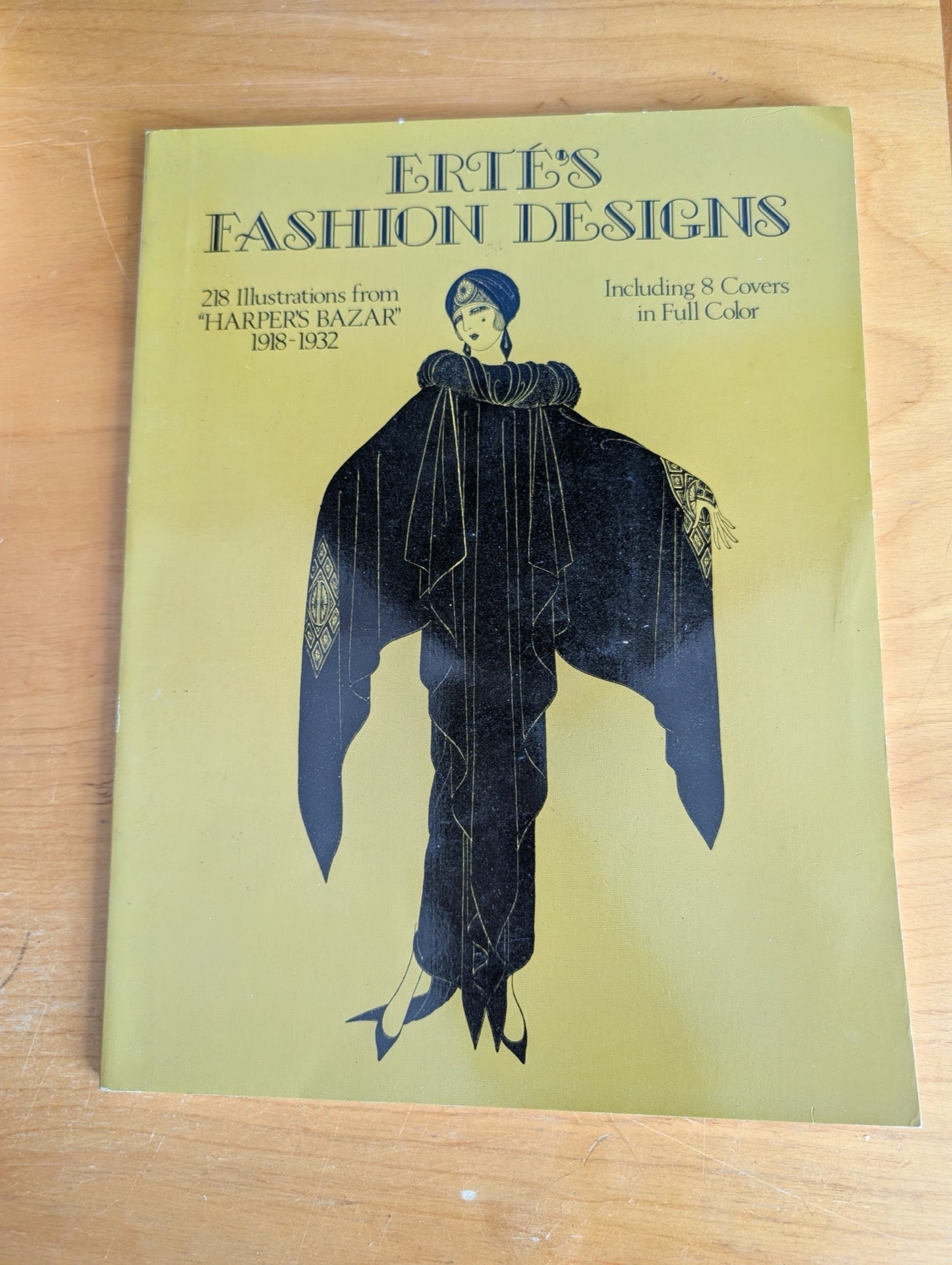 Erté's Fashion Designs by Erté (Romain de Tirtoff) (Art, Fashion, History, 1976, Erté, fashion design, Art Deco, Harper's Bazar, 1920s fashion)