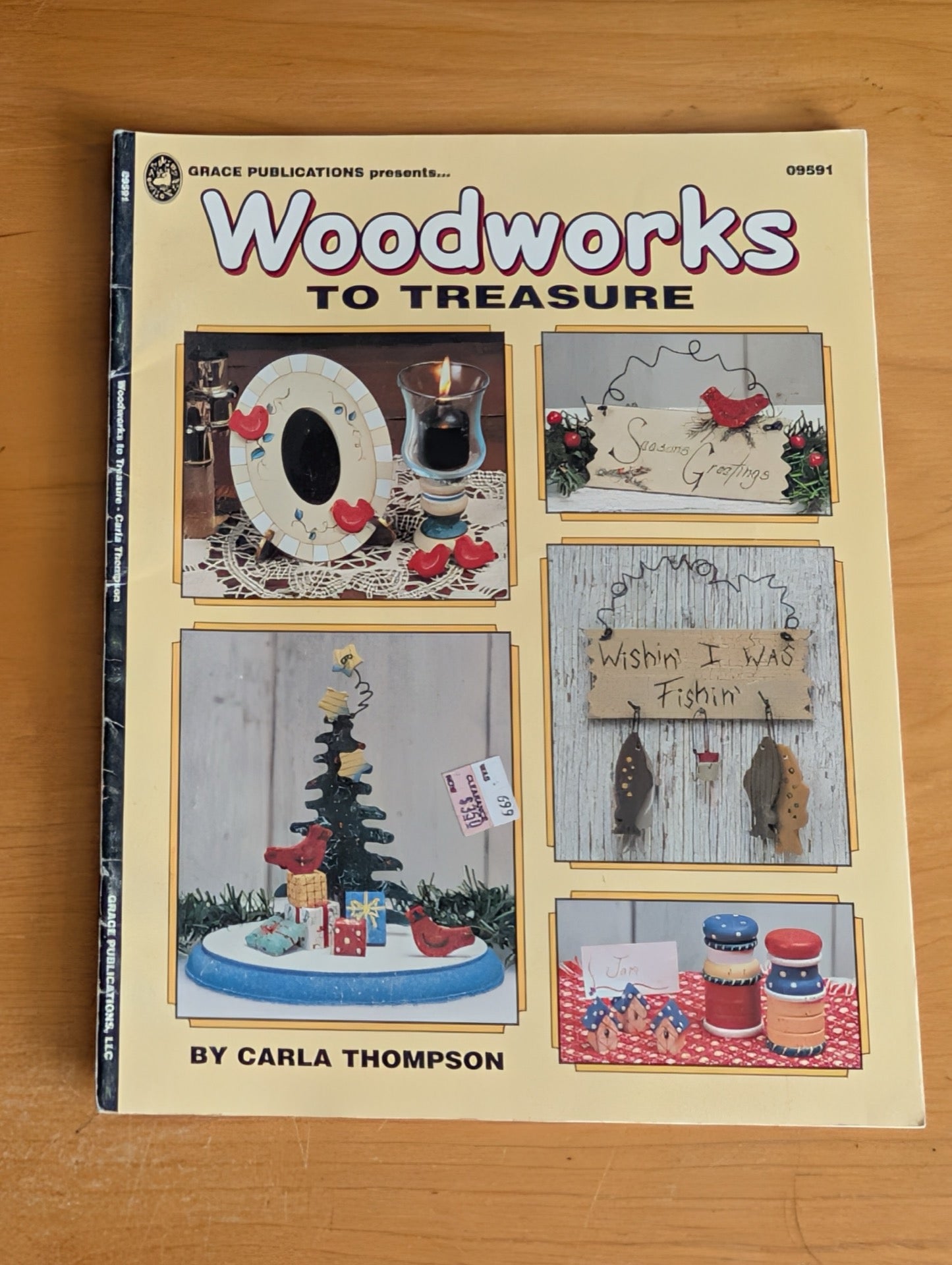 Woodworks to Treasure by Carla Thompson (Crafts, Woodworking, Painting, 1995, tole painting, wood crafts, folk art, 90s crafts, Carla Thompson)