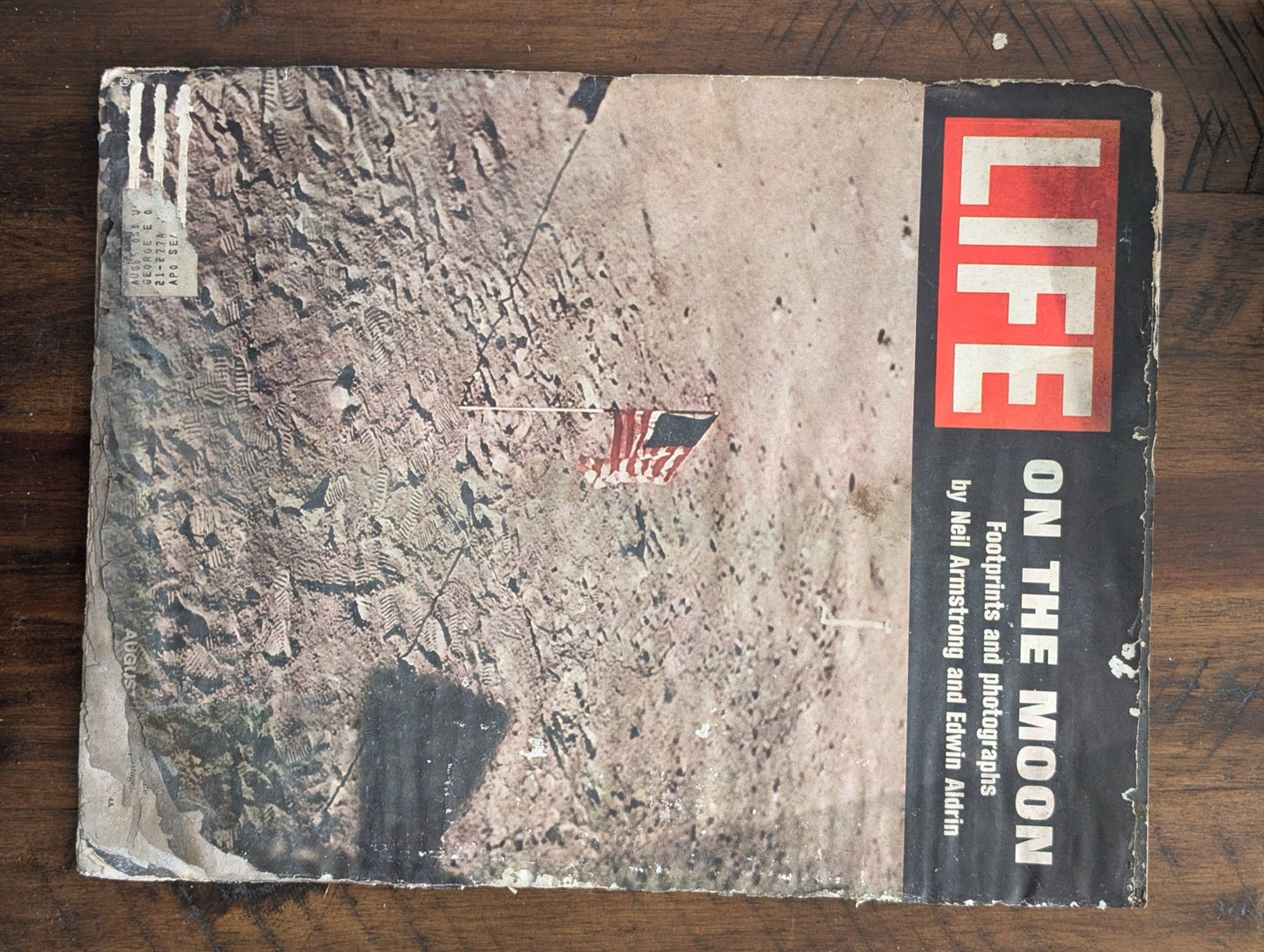 LIFE Magazine "ON THE MOON" by LIFE (Time Inc.) (Magazine, History, Space, 1969, LIFE On the Moon, Apollo 11 photos, moon landing 1969, Aug 8 1969, vintage LIFE)