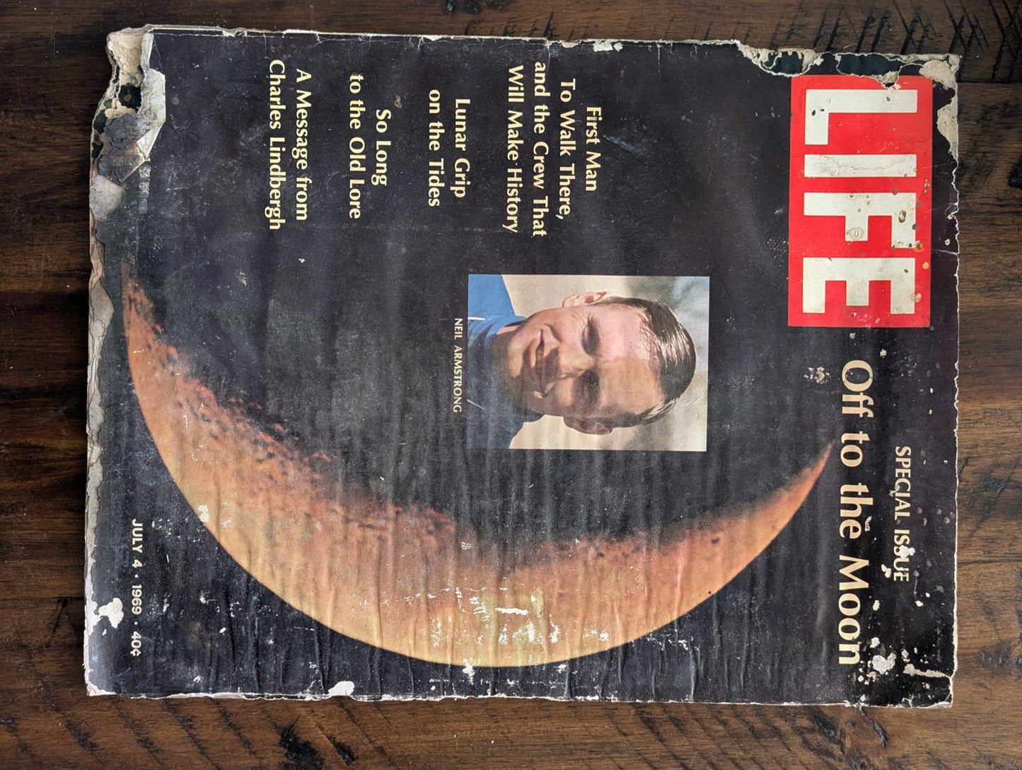 LIFE Magazine "Off to the Moon" by LIFE (Time Inc.) (Magazine, History, Space, 1969, LIFE magazine, Apollo 11, Off to the Moon, Neil Armstrong, July 4 1969)