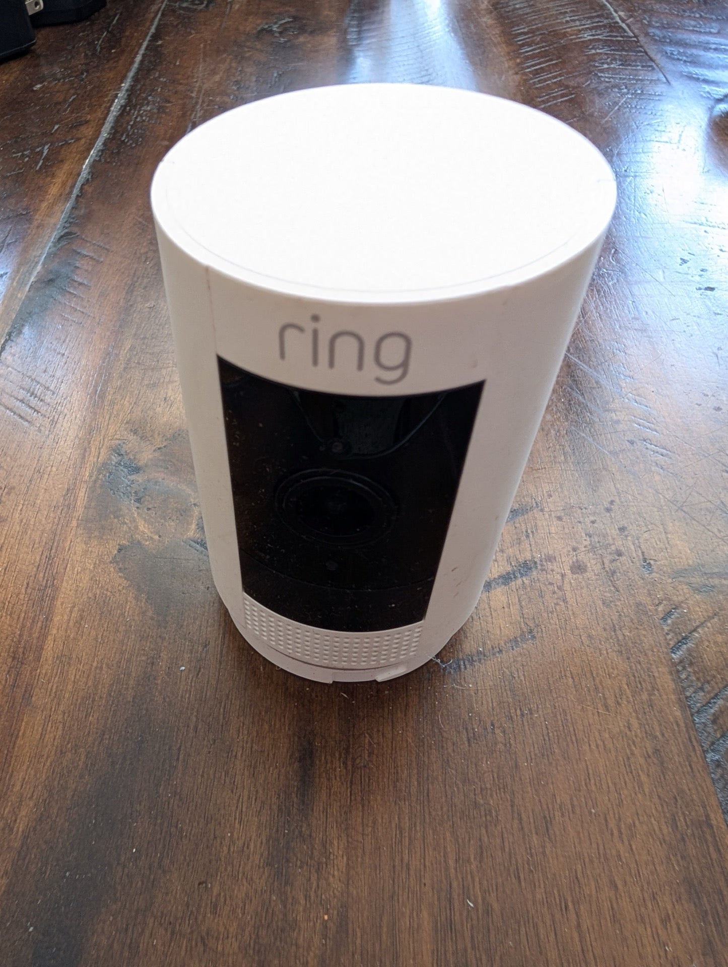 Ring Stick Up Cam from Ring (an Amazon company) - 2018-2020s Smart Home, Security (Plastic, Electronics Security Camera, Not Applicable, White, Ring, Stick Up Cam, security camera, smart home, wireless)
