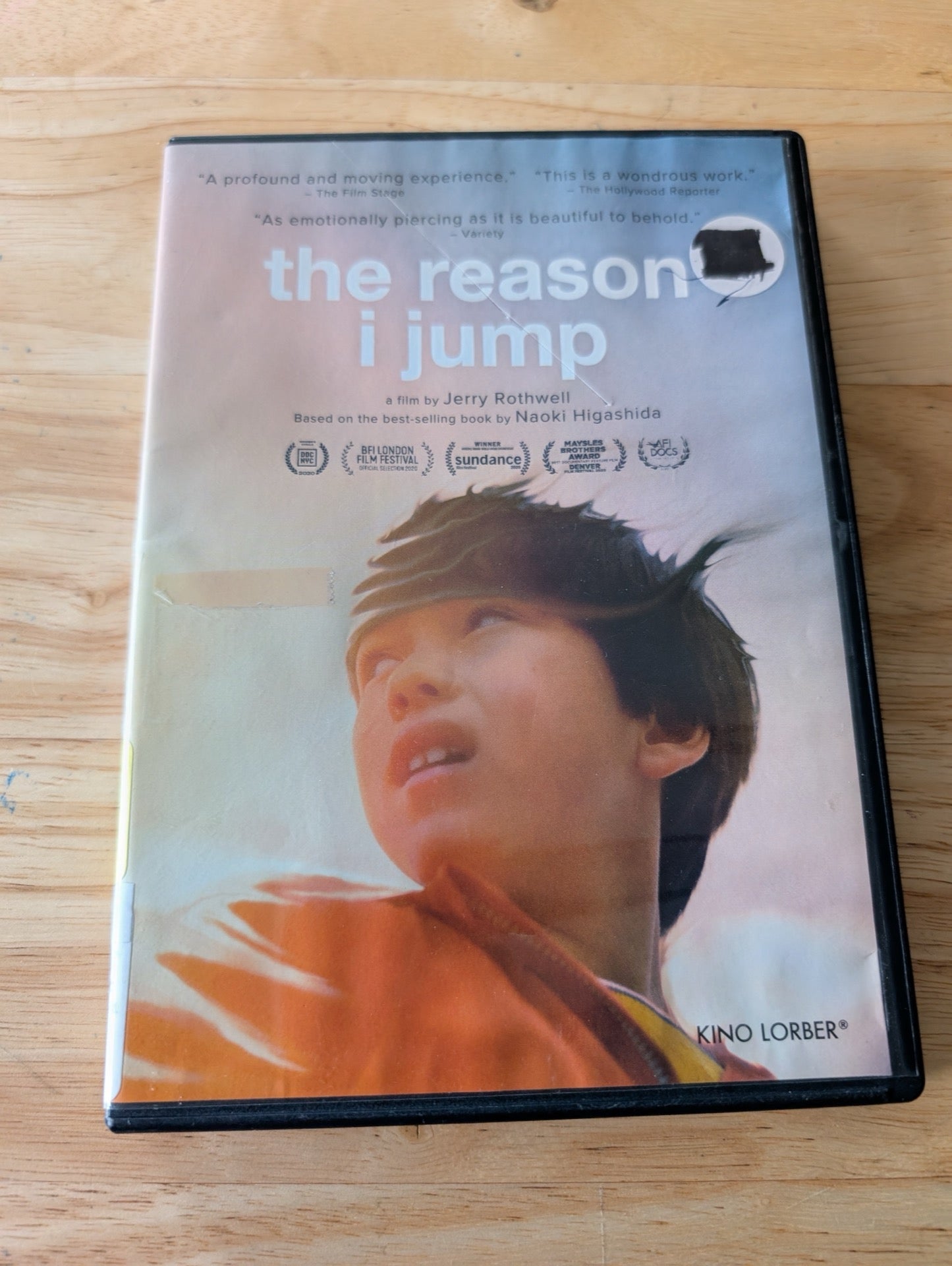 The Reason I Jump (DVD, 2020, Not Rated) N/A (Documentary), The Reason I Jump movie, documentary about autism, Naoki Higashida book, neurodiversity film, sensory cinema