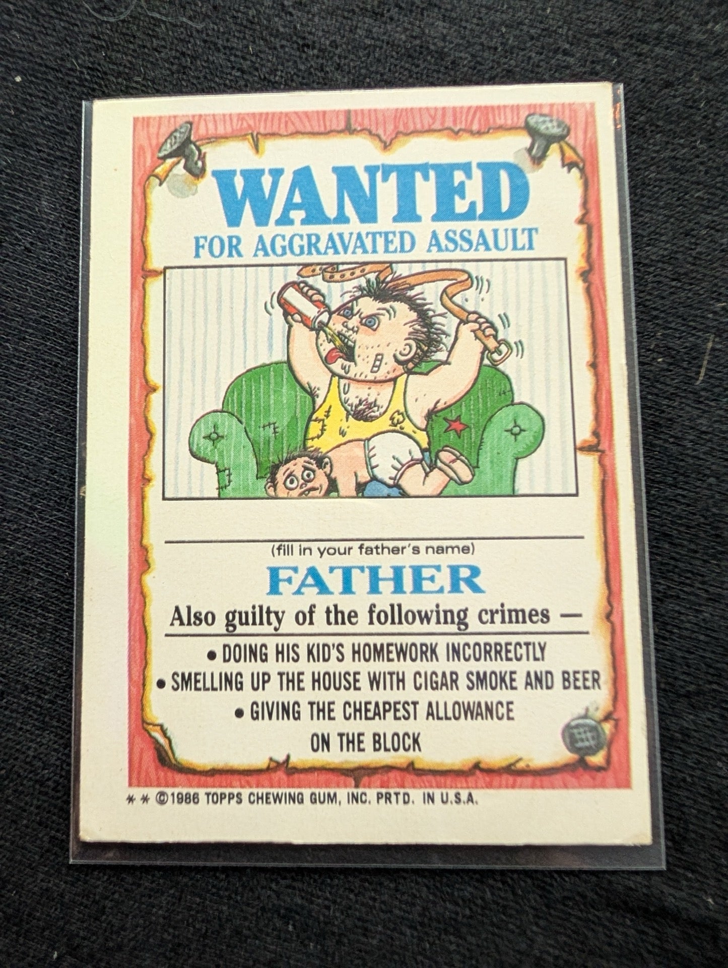 1986 GPK OS3 106a Fowl Raoul & 106b Mack Quack Vintage Card Pair Topps