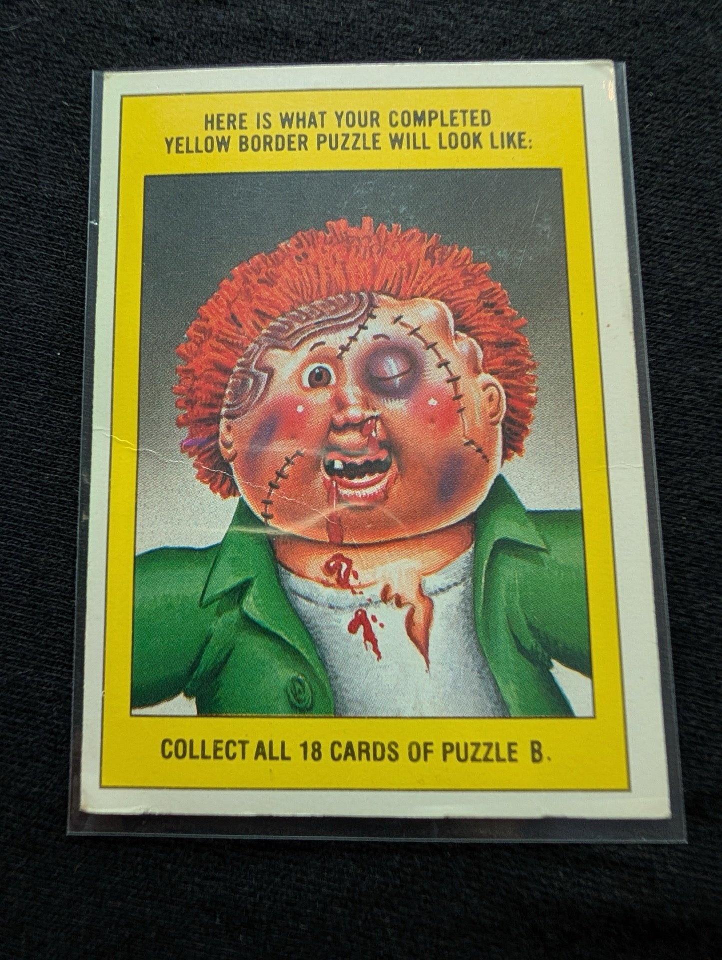 1986 GPK OS3 109a Toady Terry & 109b Croakin' Colin Vintage Card Pair Topps