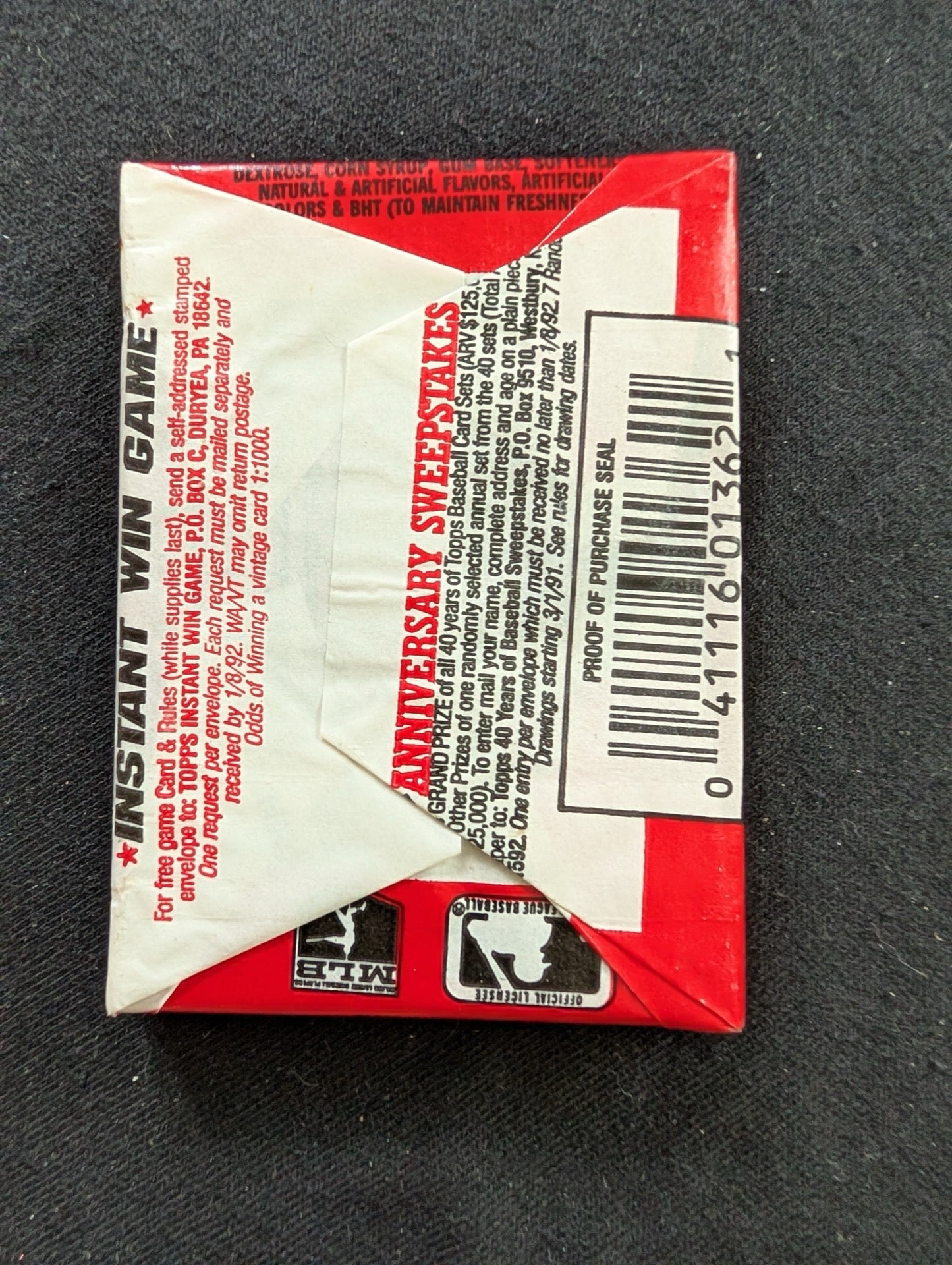 8 Sealed 1991 Topps Baseball Wax Packs - Guaranteed Home Run of Nostalgia!