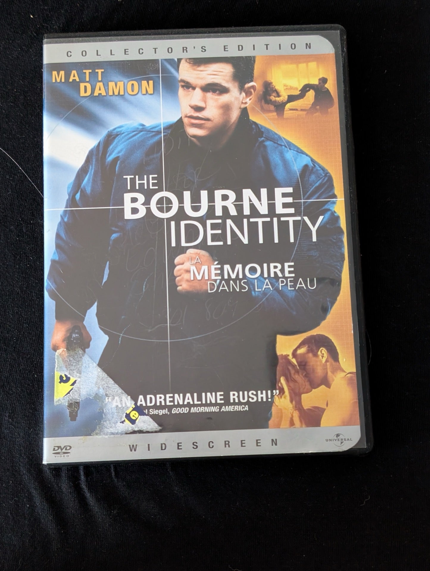 The Bourne Identity DVD (2002) Collector's Edition - Matt Damon Widescreen