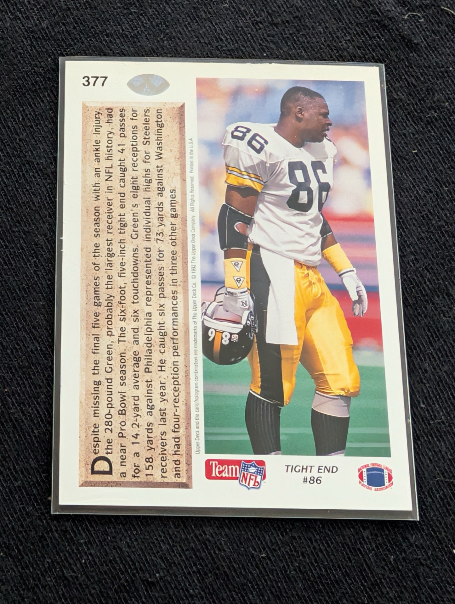 Eric Green Pittsburgh Steelers Pro Bowl TE Player Lot (12 Cards) RC