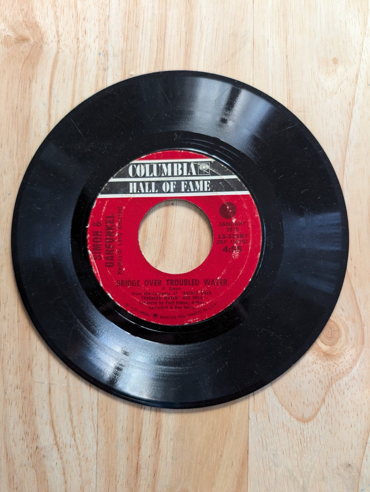 Simon & Garfunkel - Bridge Over Troubled Water / Cecilia 45 RPM Columbia 13-33167