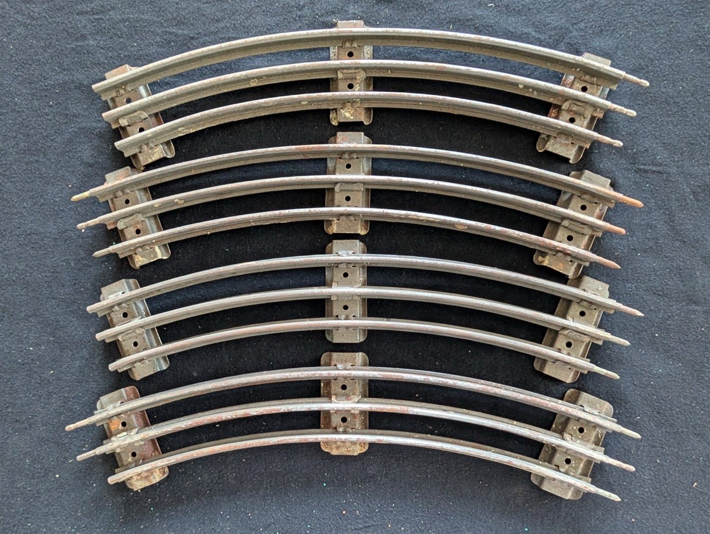 Vintage Lionel O-Gauge Curved Track 3-Rail Tubular Lot of 5 Pcs