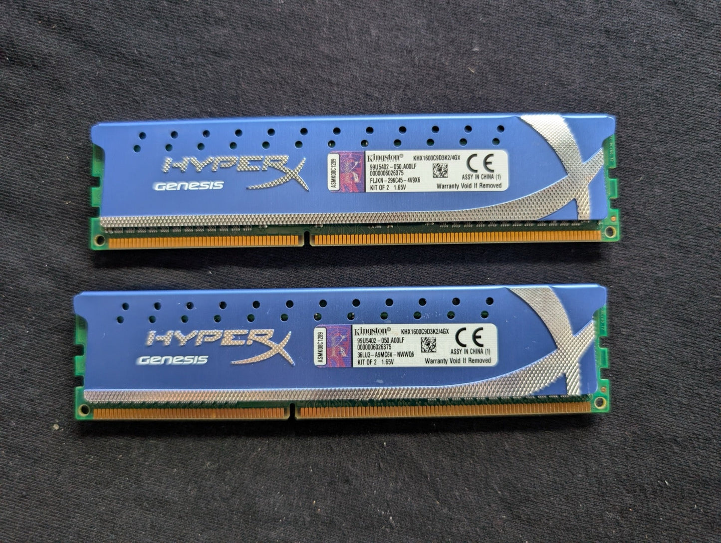 Kingston HyperX Genesis 4GB Kit (2x2GB) DDR3 1600MHz RAM KHX1600C9D3K2/4GX