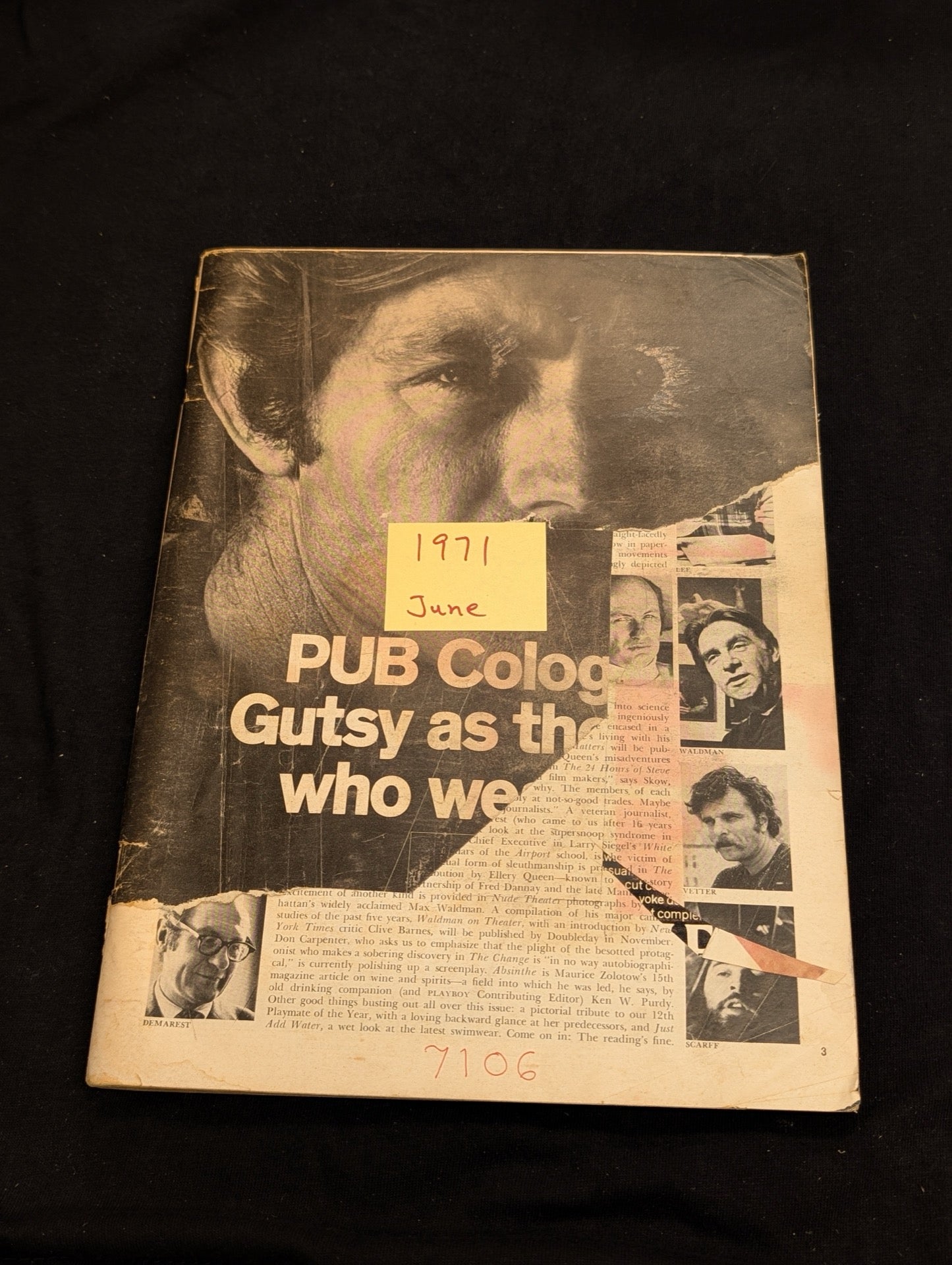 Vintage Playboy Magazine June 1971 - John Wayne Interview - (Back Cover Shown)