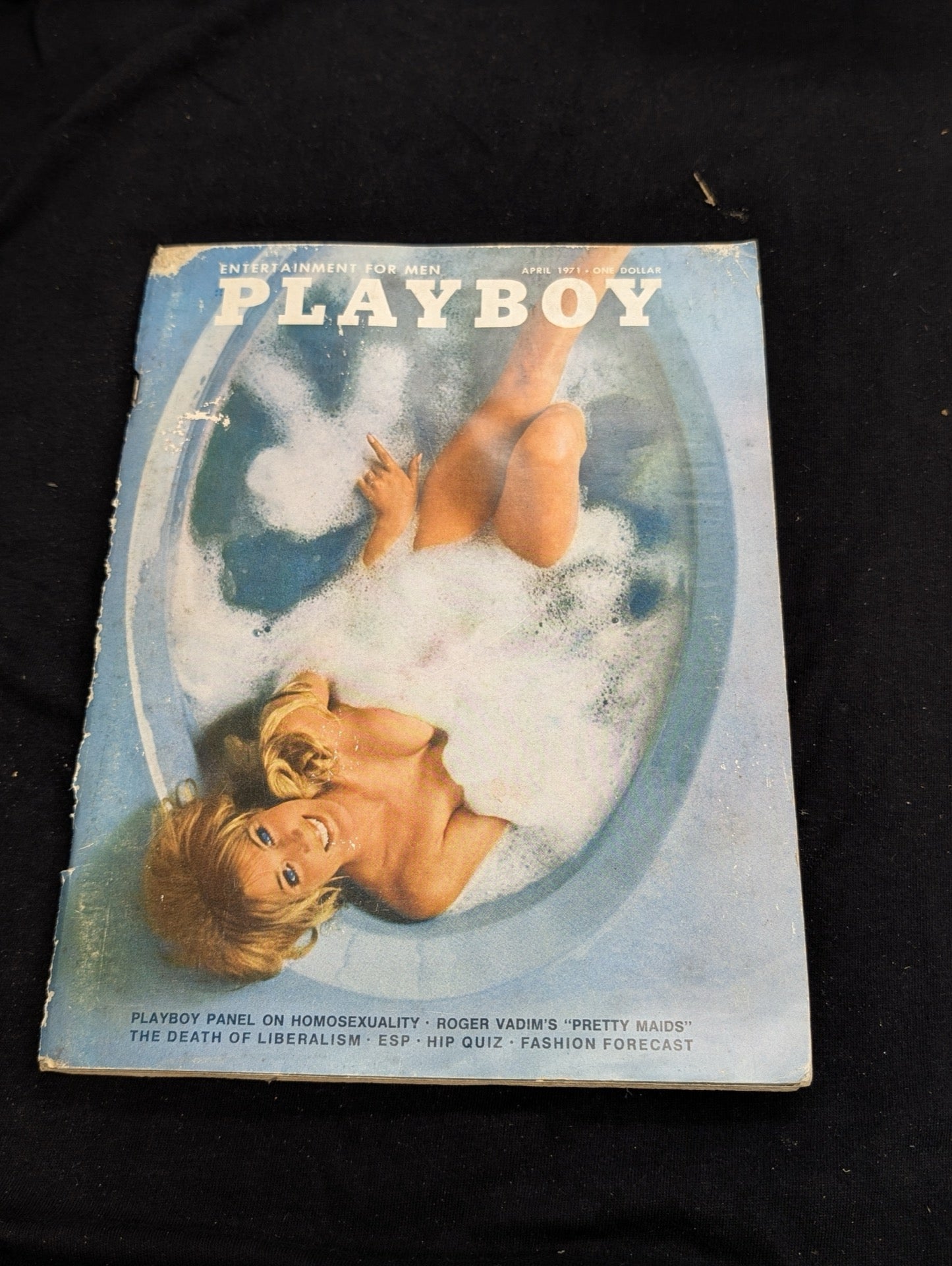 Playboy Magazine April 1971 Roger Vadim Interview Bubble Bath Cover Vintage