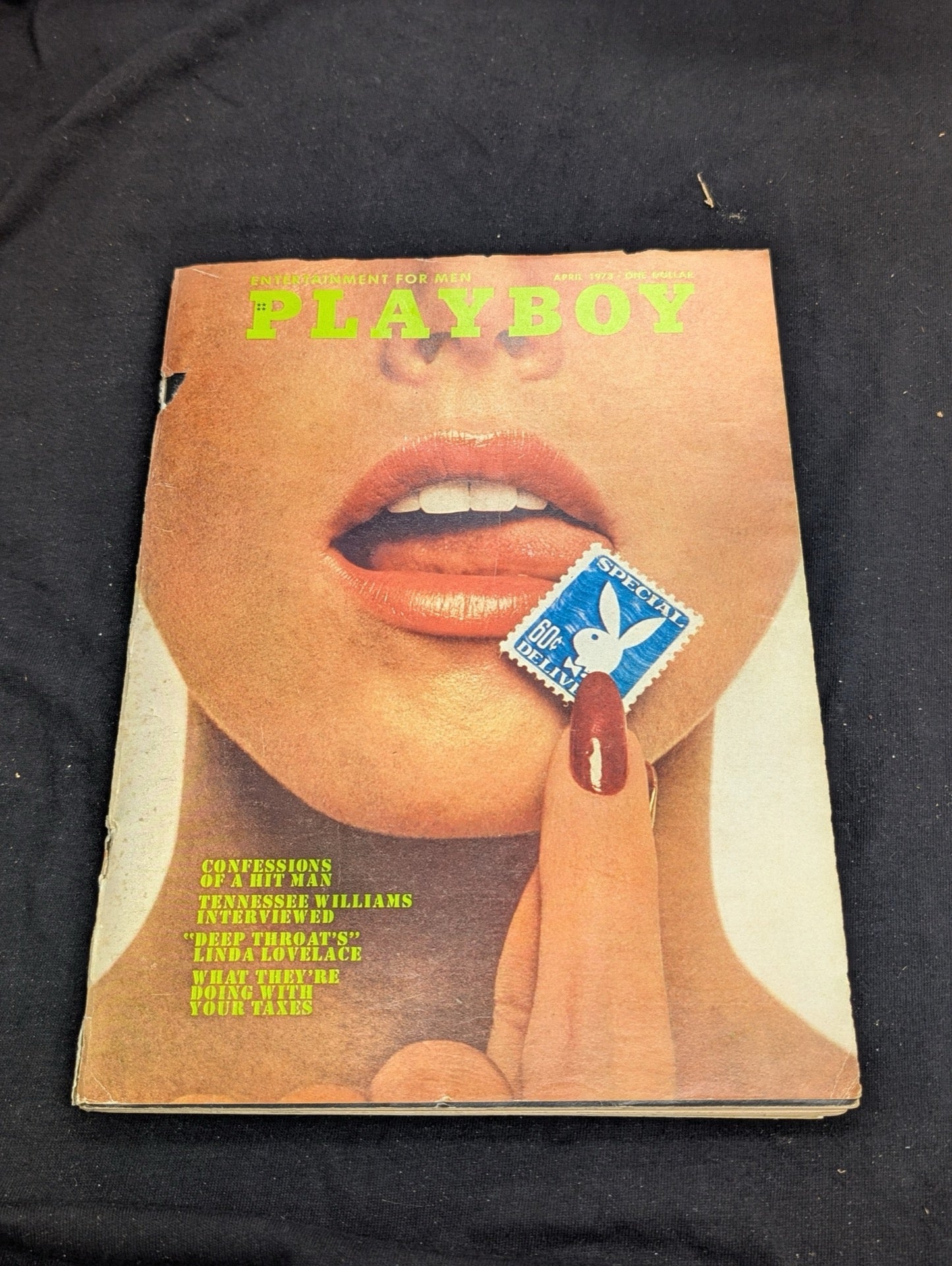 Playboy Magazine April 1973 Linda Lovelace Deep Throat Tennessee Williams