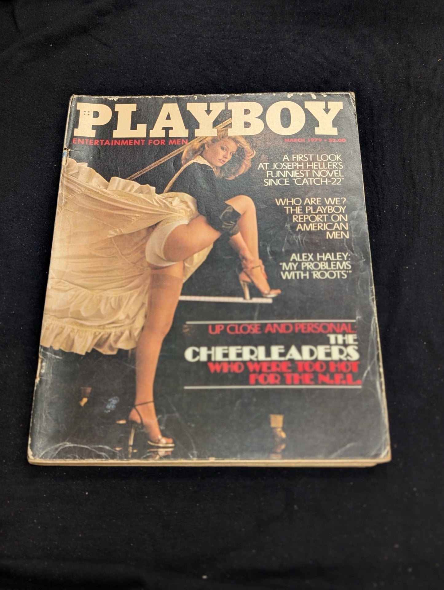 Playboy Magazine March 1979 The Cheerleaders Too Hot For NFL Alex Haley