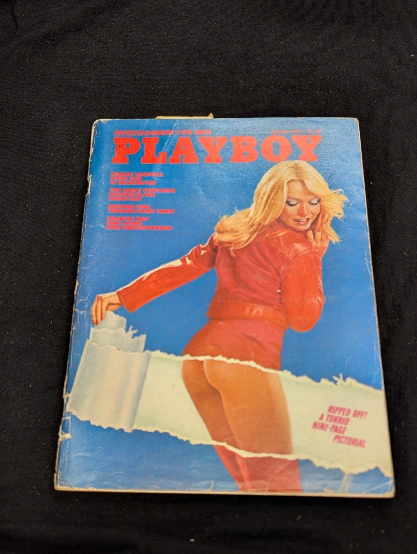 Playboy Magazine March 1975 Kris Kristofferson Country Boy Ripped Off