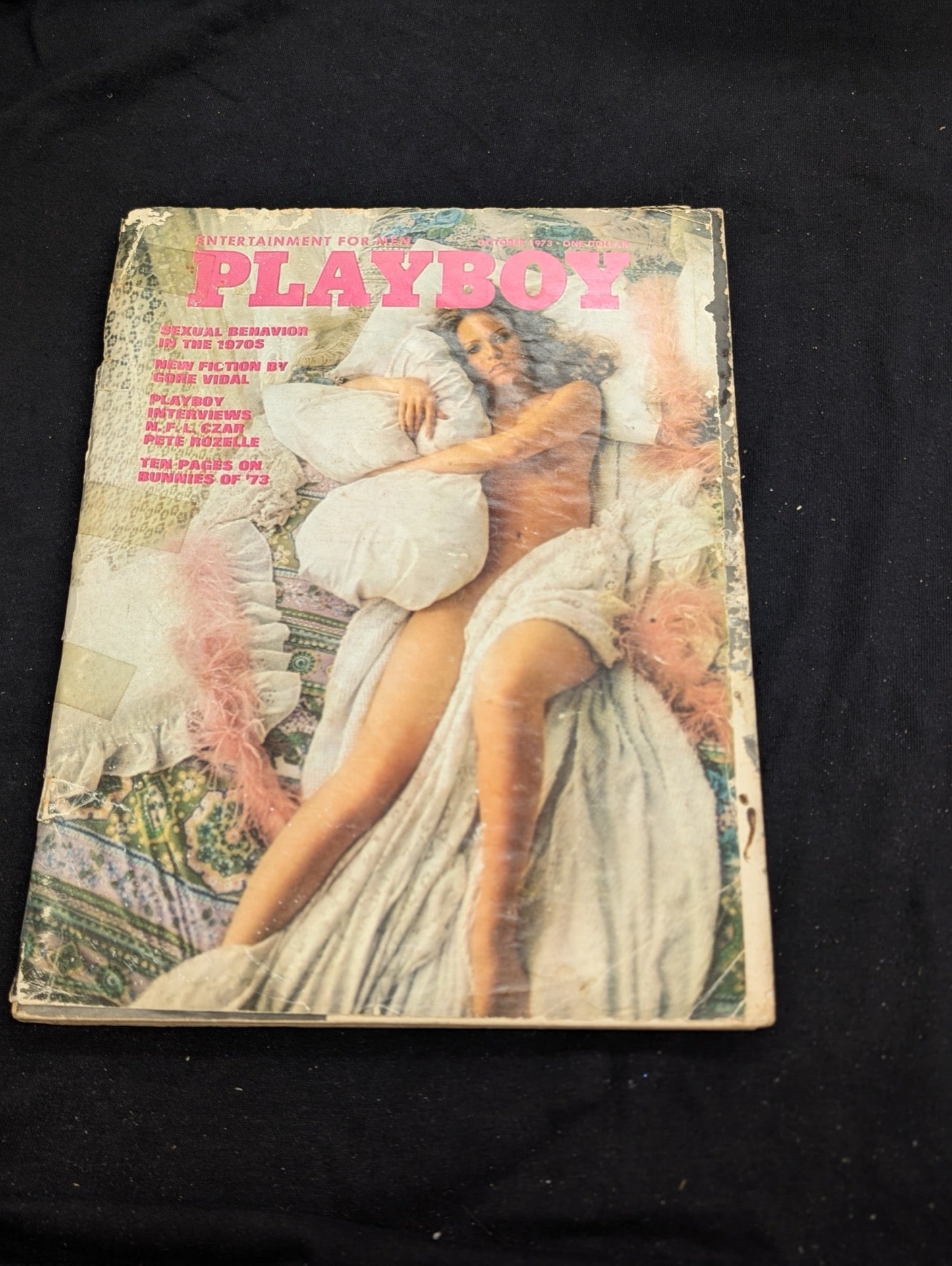 Playboy Magazine October 1973 Sexual Behavior Gore Vidal Pete Rozelle
