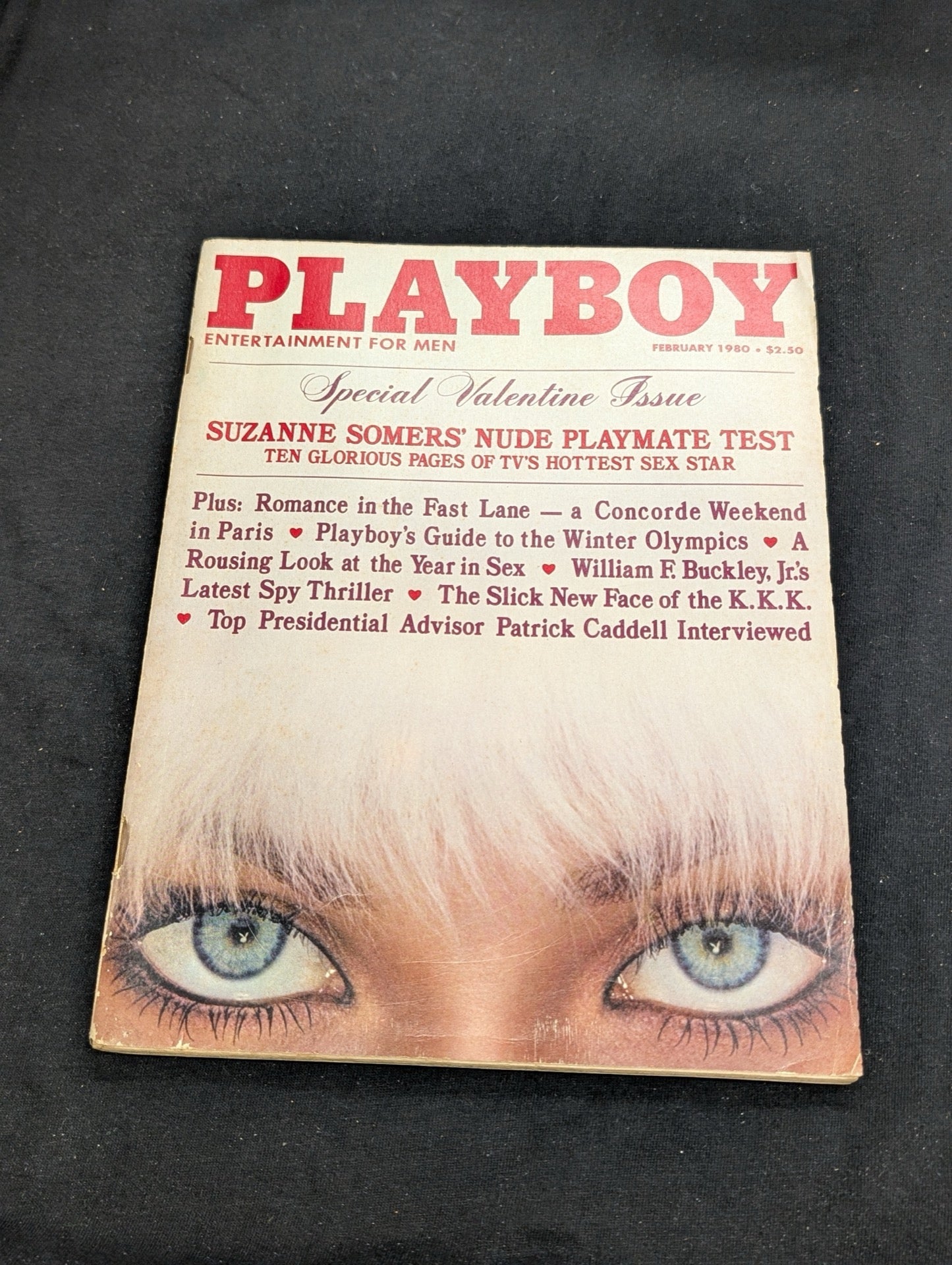 Playboy Magazine February 1980 Suzanne Somers Nude Playmate Test Valentine