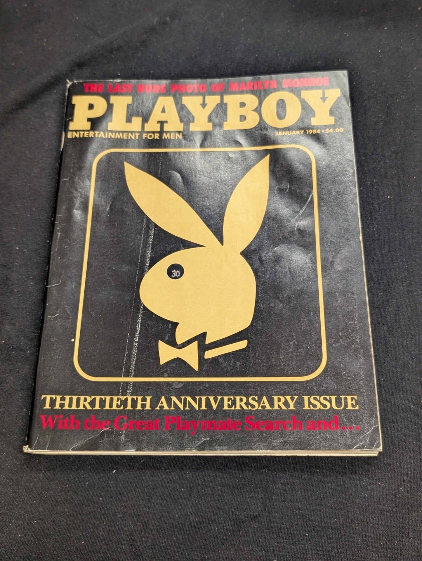 Playboy Magazine January 1984 30th Anniversary Marilyn Monroe Last Nude