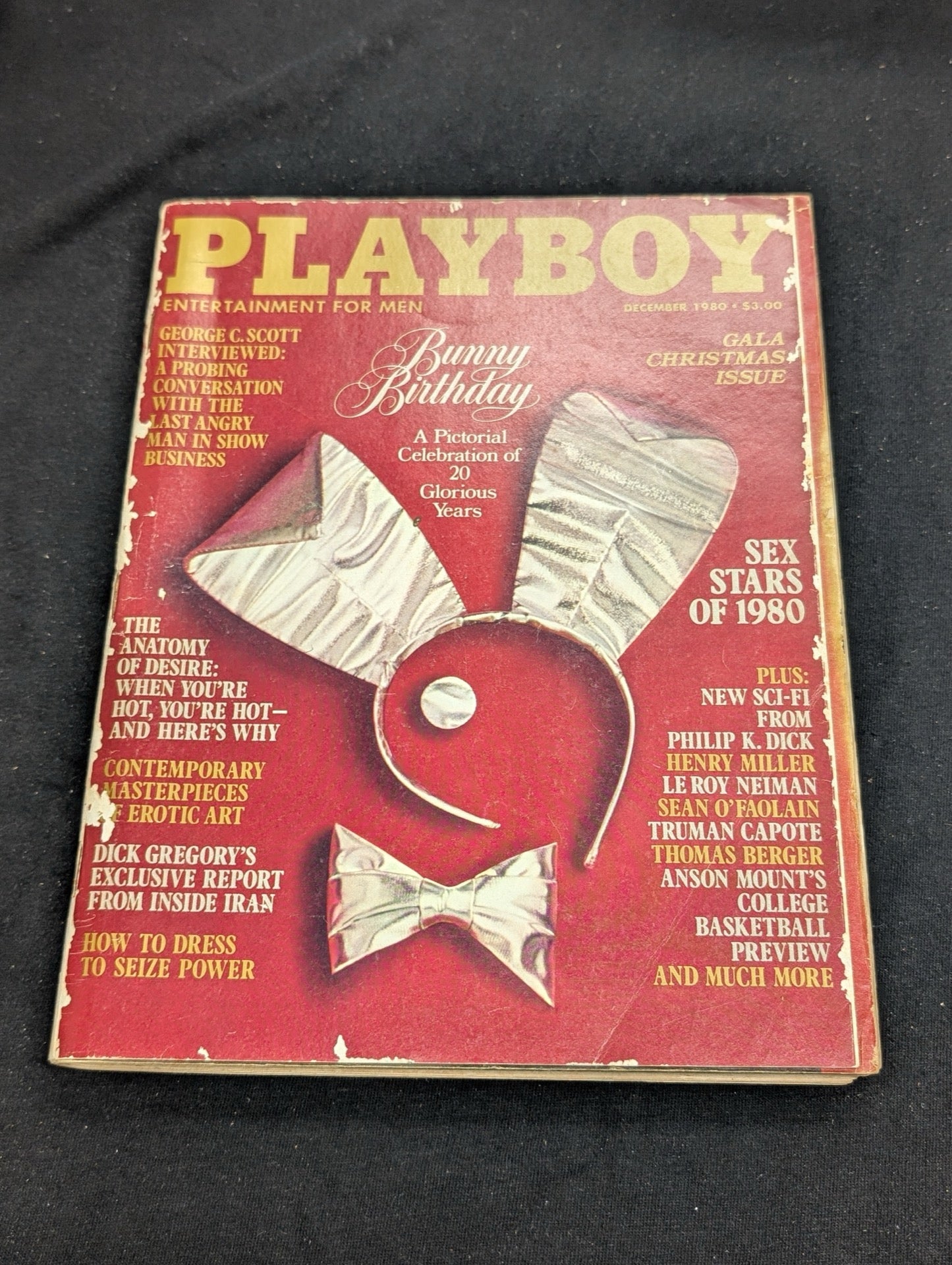 Playboy Magazine December 1980 George C Scott Interview Holiday Issue
