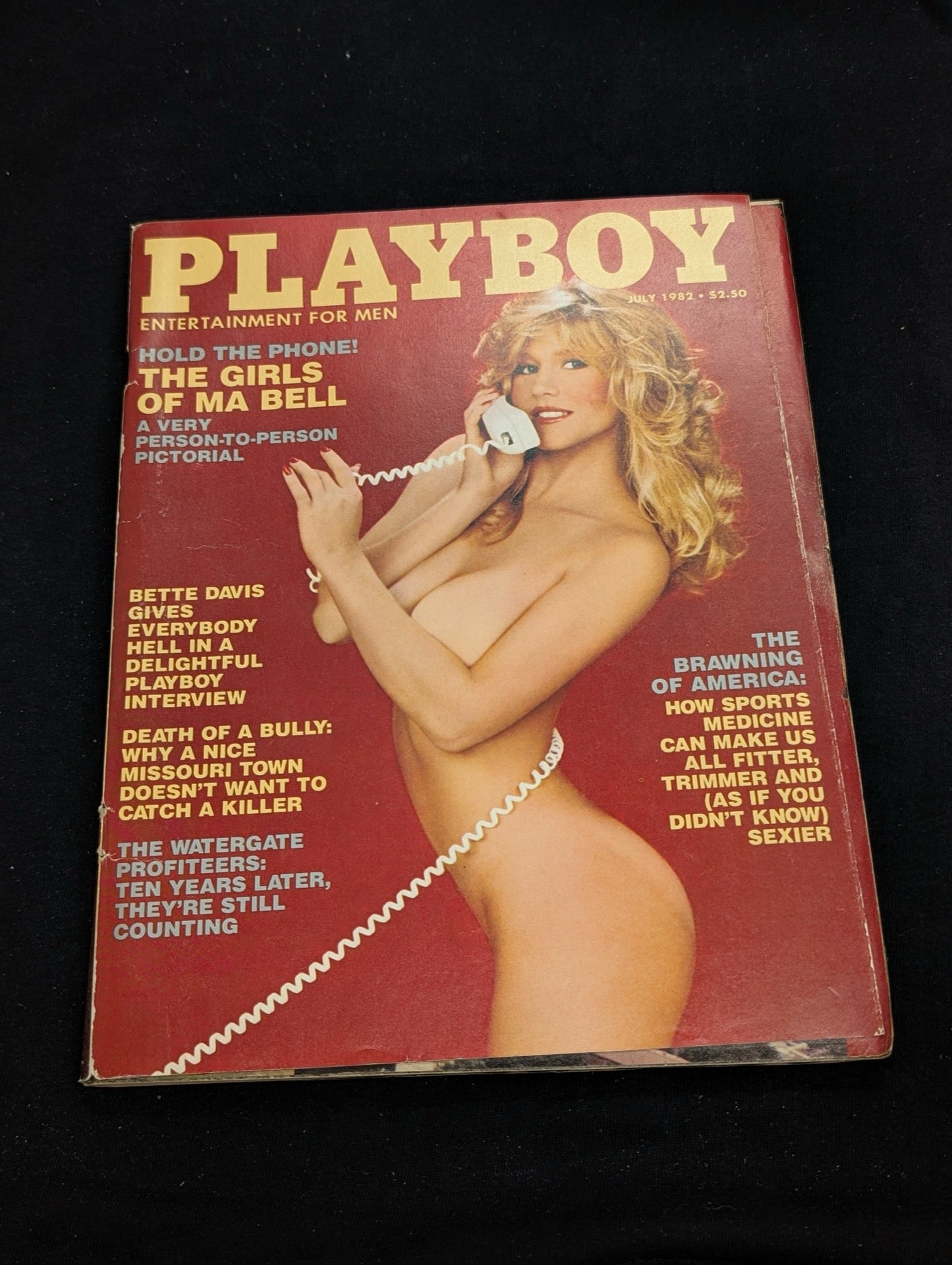 Playboy Magazine July 1982 The Girls of Ma Bell Bette Davis Interview